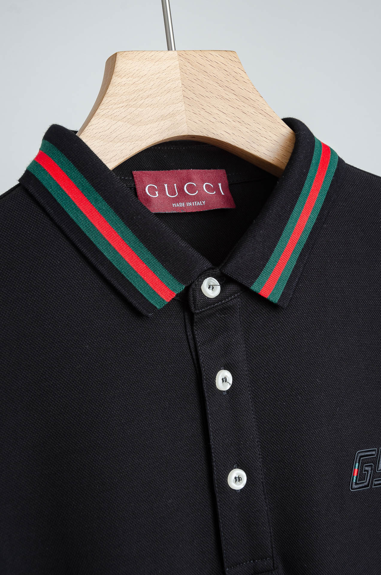 ☀️☀️ GU#CCI 26FW新品 轻奢男士翻领长袖T恤衫#精选客供进口100%棉采用高密度工艺打造而