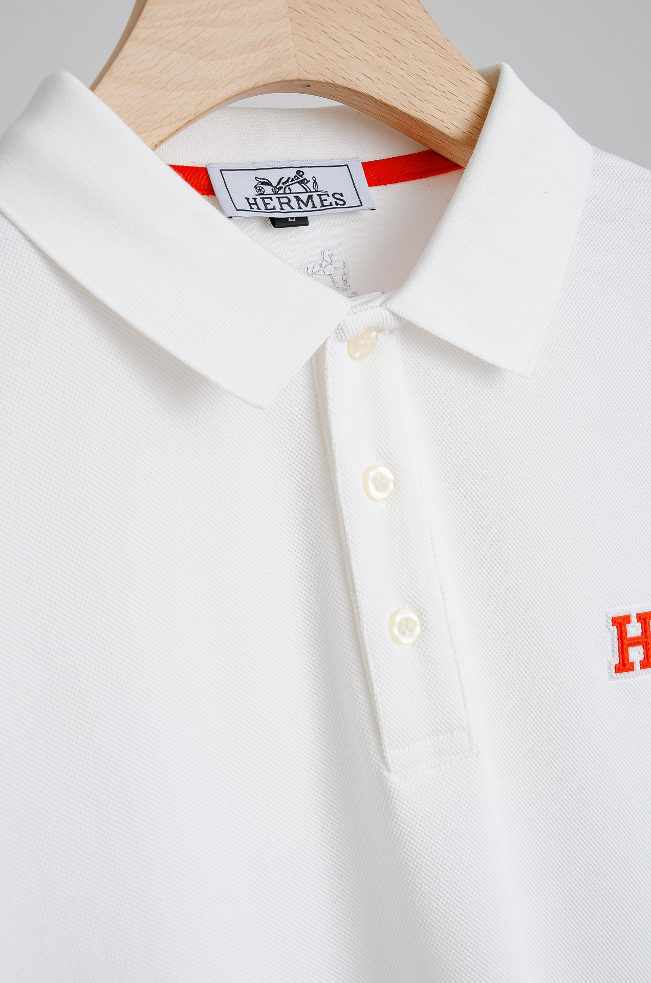 ☀️☀️ HER*MES 爱马/仕2025FW新品 轻奢男士翻领长袖T恤衫#精选客供进口100%棉采用高