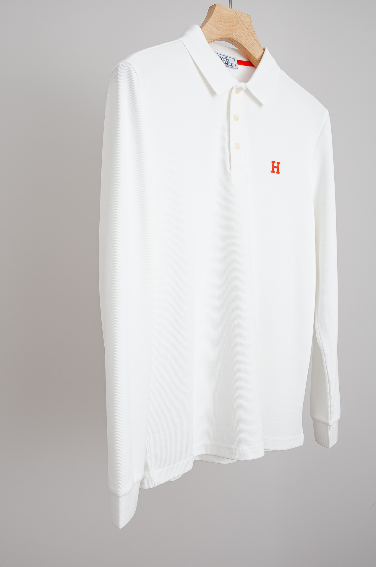 ☀️☀️ HER*MES 爱马/仕2025FW新品 轻奢男士翻领长袖T恤衫#精选客供进口100%棉采用高