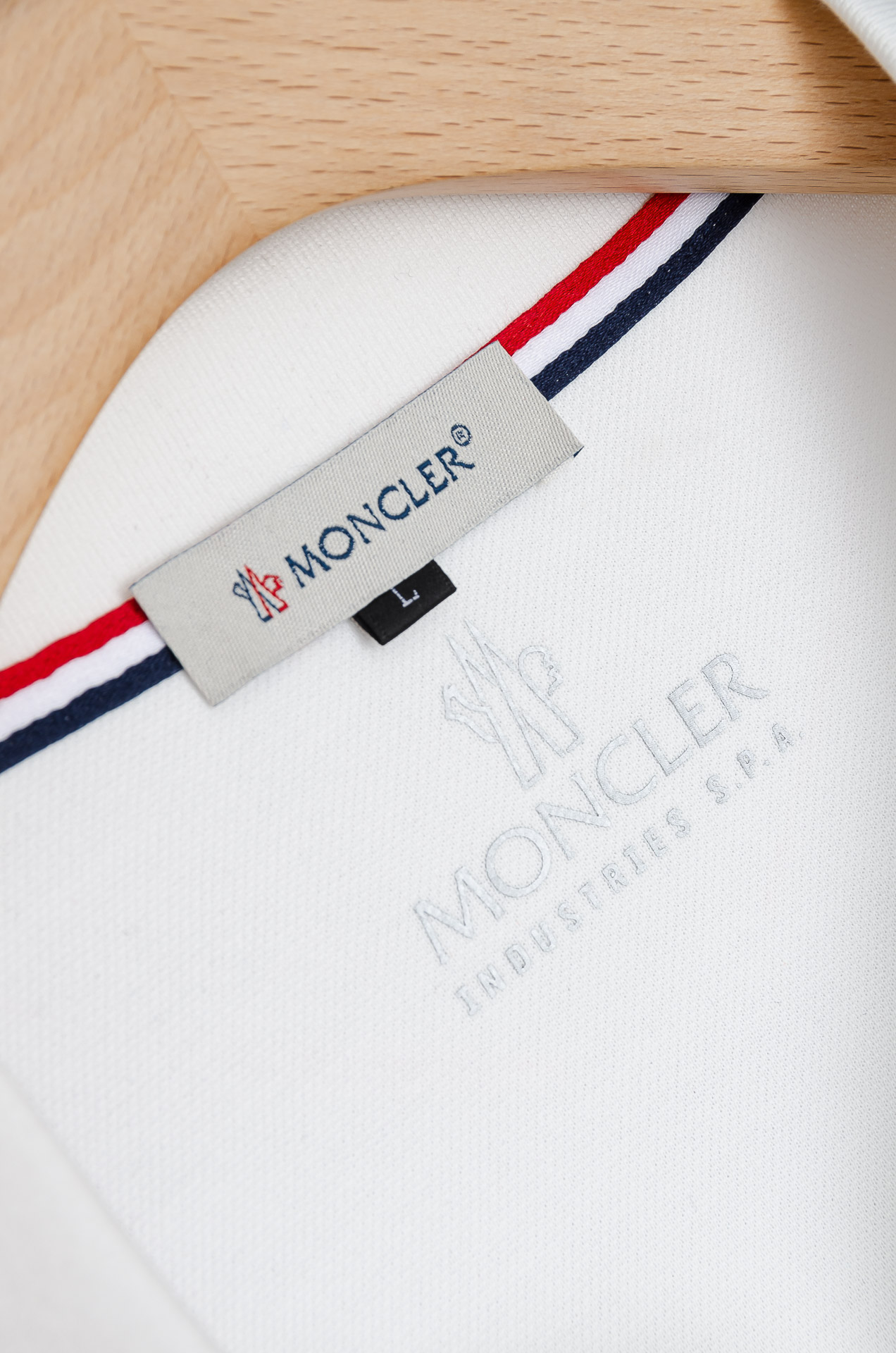 ☀️☀️ MONC#LER 蒙/口 2025FW新品 轻奢男士翻领长袖T恤衫#精选客供进口100%棉采用