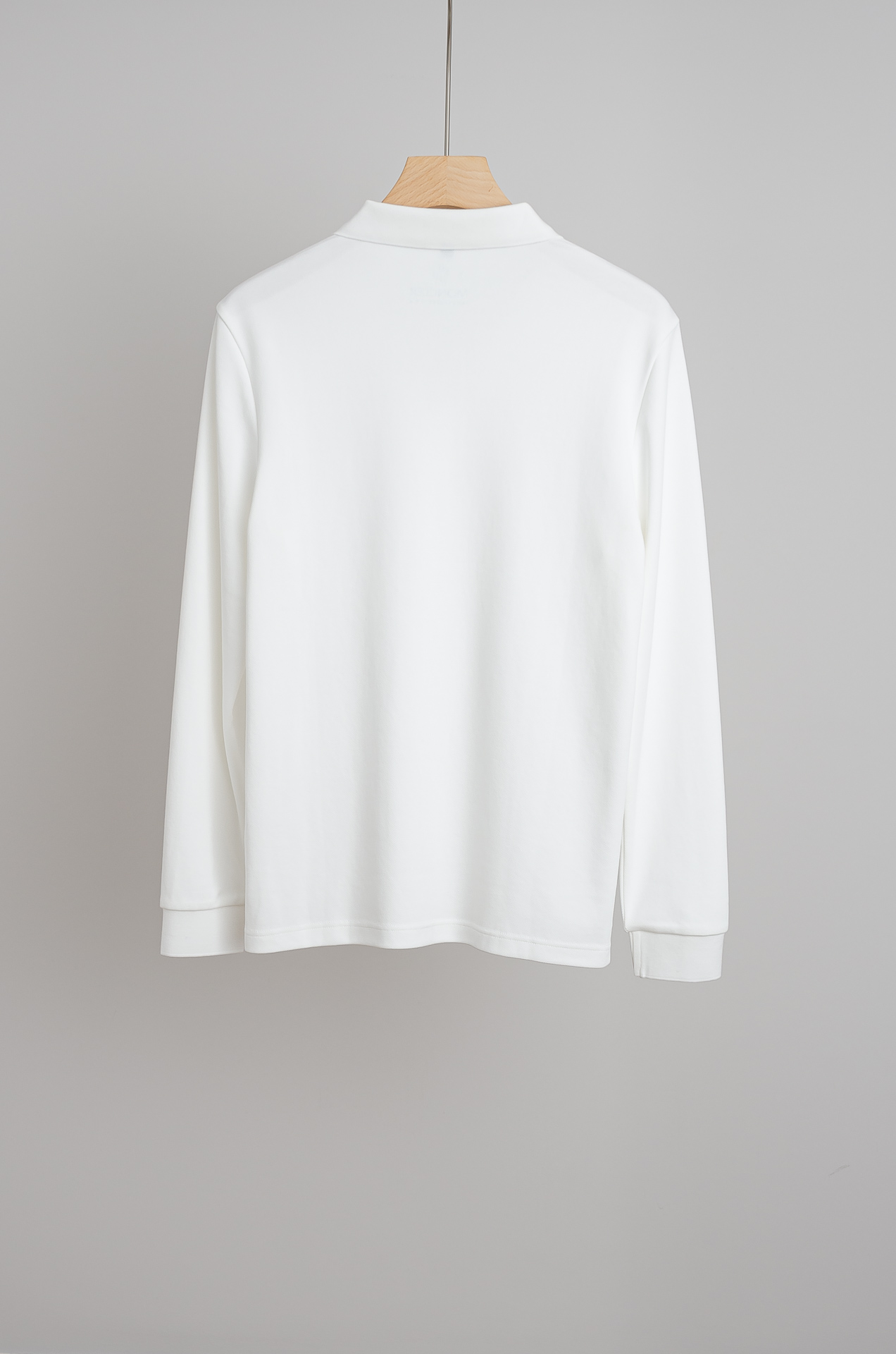 ☀️☀️ MONC#LER 蒙/口 2025FW新品 轻奢男士翻领长袖T恤衫#精选客供进口100%棉采用