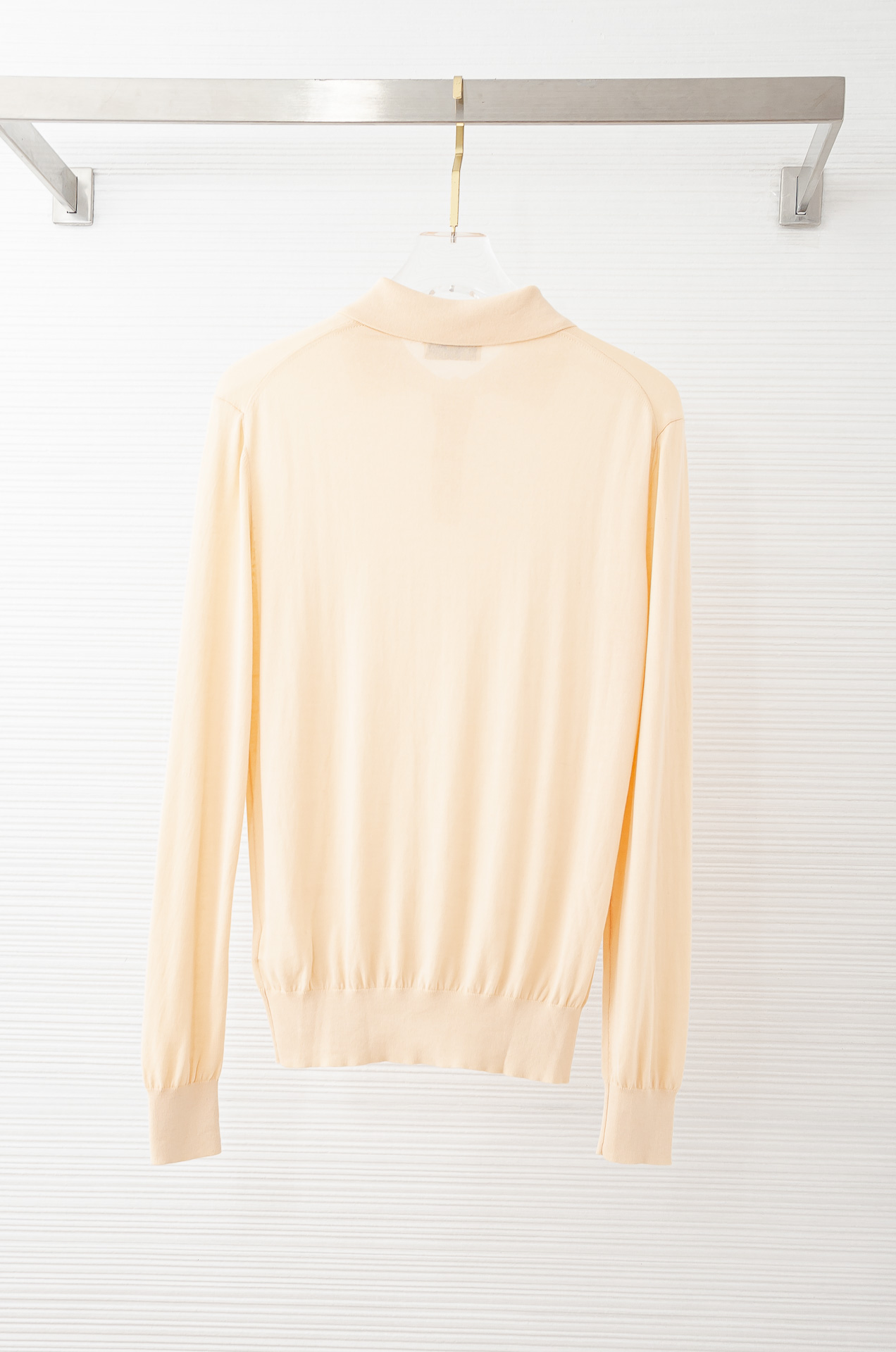 高版本BC 2025FW最新桑蚕丝+天丝混纺面料！上身透气舒适亲肤男士圆领长袖针织T恤衫男人的衣橱必备单