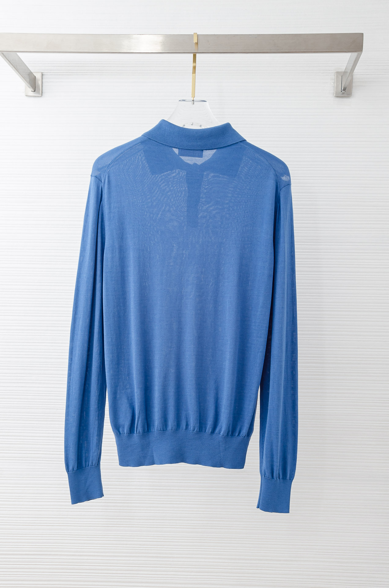 高版本BC 2025FW最新桑蚕丝+天丝混纺面料！上身透气舒适亲肤男士圆领长袖针织T恤衫男人的衣橱必备单