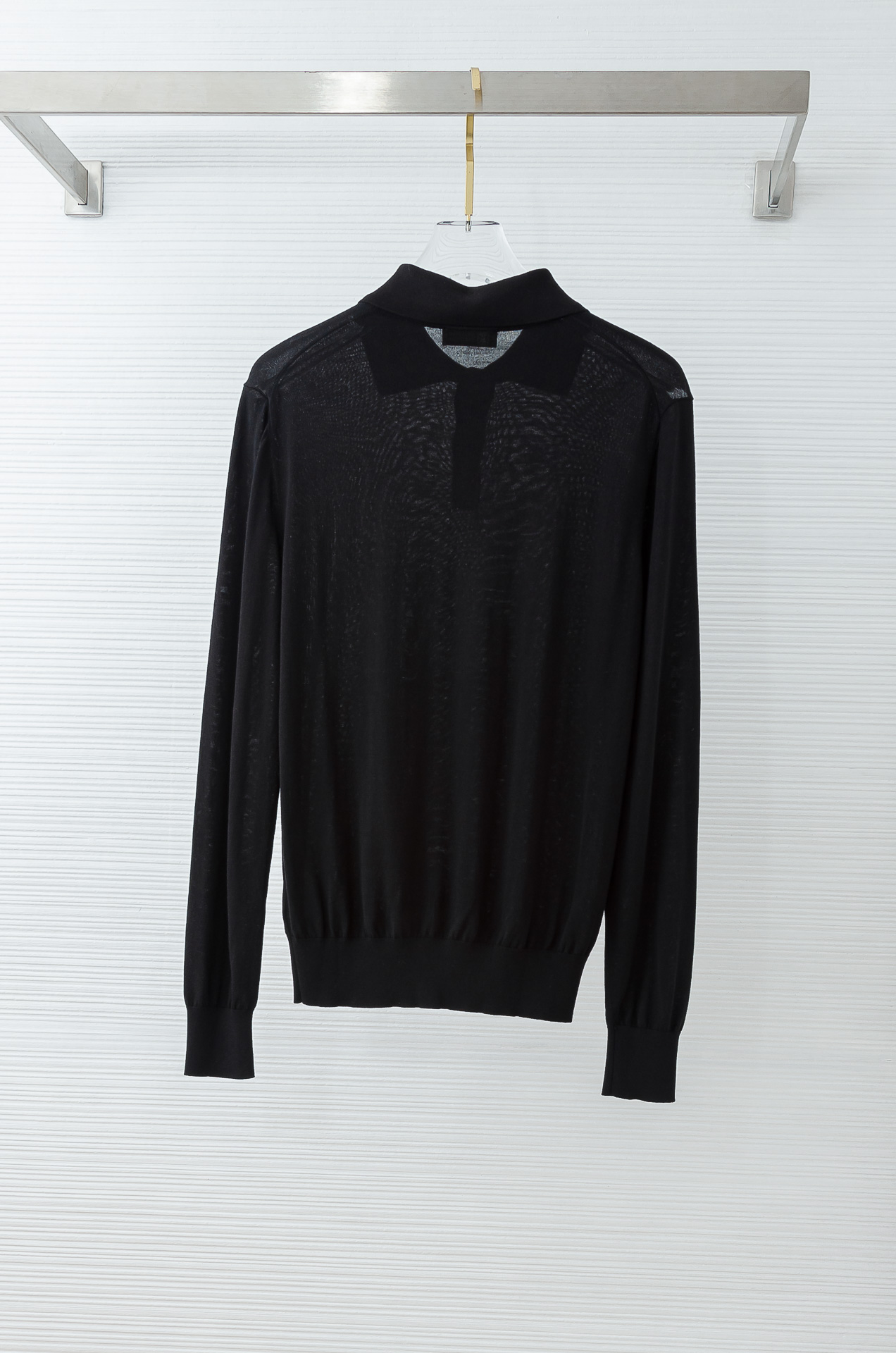 高版本BC 2025FW最新桑蚕丝+天丝混纺面料！上身透气舒适亲肤男士圆领长袖针织T恤衫男人的衣橱必备单