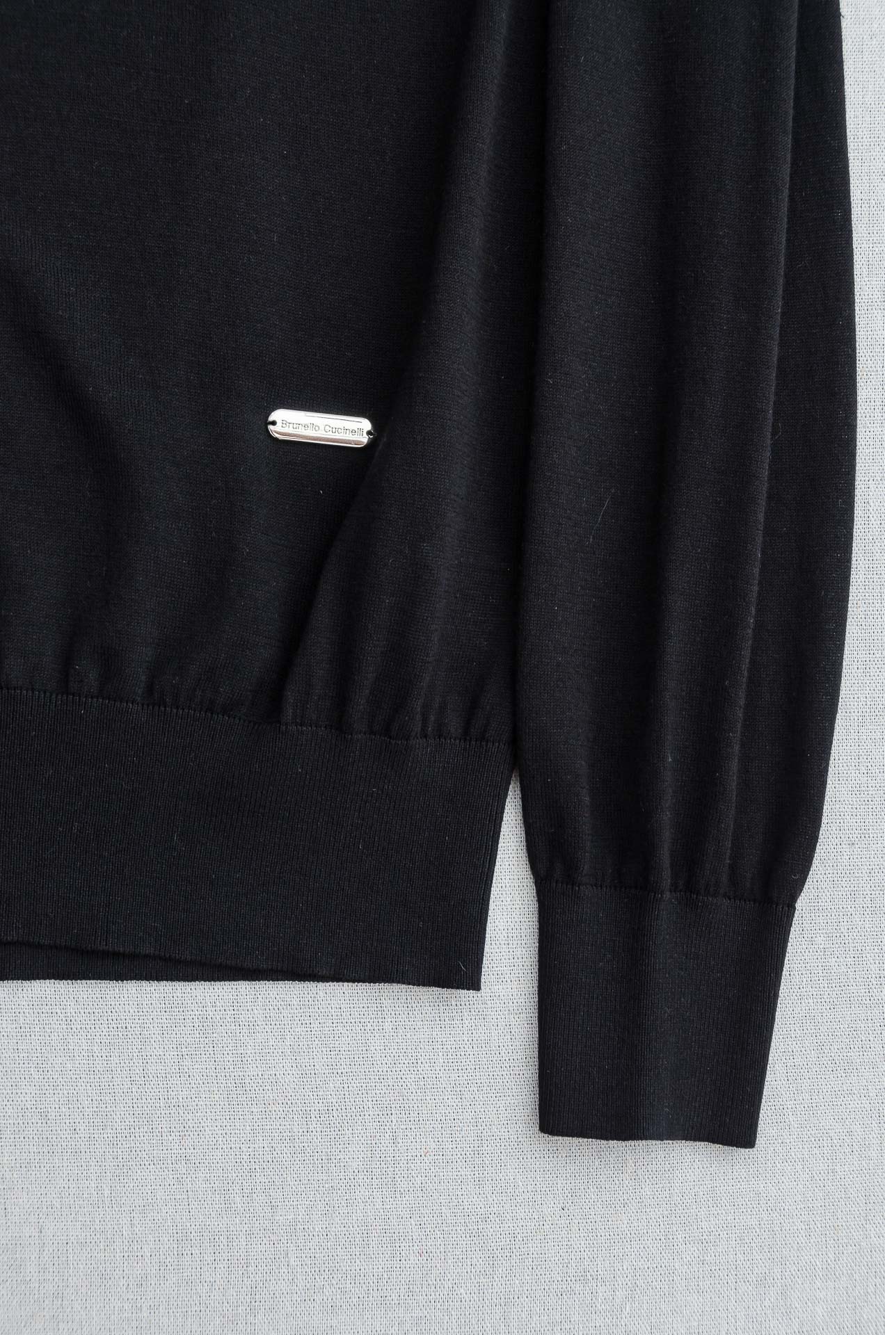 高版本BC 2025FW最新桑蚕丝+天丝混纺面料！上身透气舒适亲肤男士圆领长袖针织T恤衫男人的衣橱必备单