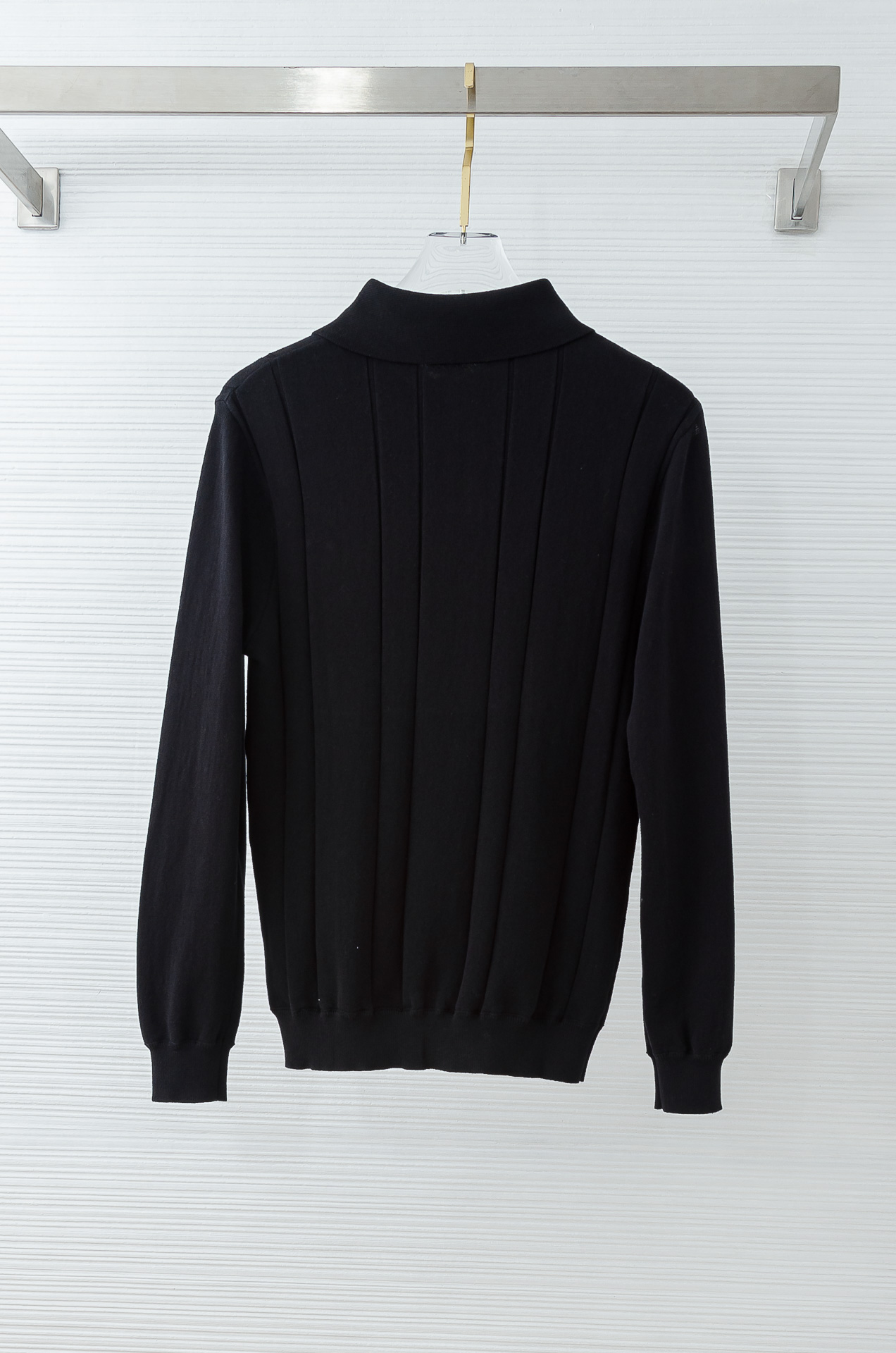 BC 2025FW新品 轻奢男士翻领长袖T恤衫#精选客供进口100%棉采用高密度工艺打造而成，手感细腻柔