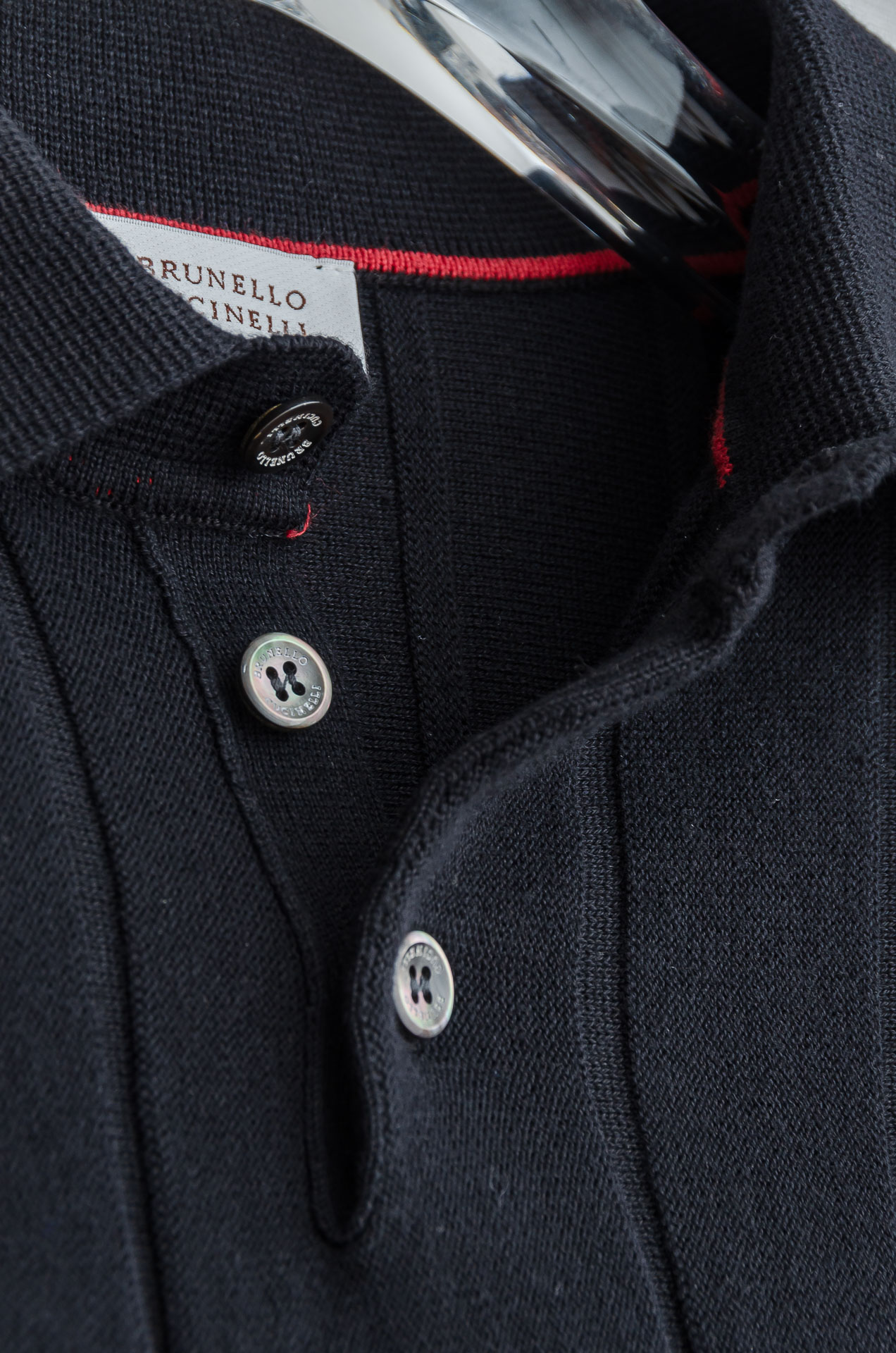 BC 2025FW新品 轻奢男士翻领长袖T恤衫#精选客供进口100%棉采用高密度工艺打造而成，手感细腻柔