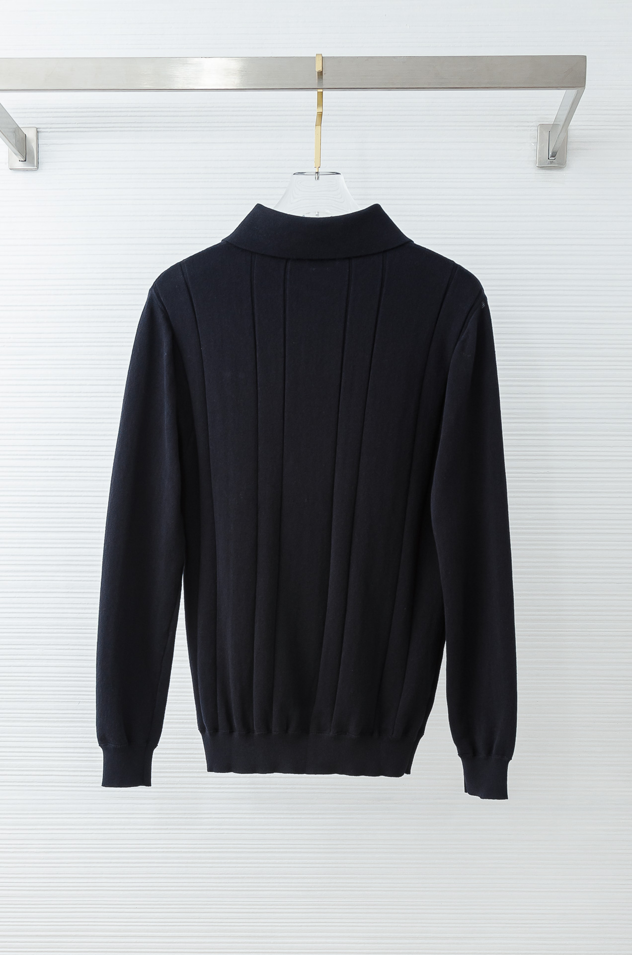 BC 2025FW新品 轻奢男士翻领长袖T恤衫#精选客供进口100%棉采用高密度工艺打造而成，手感细腻柔