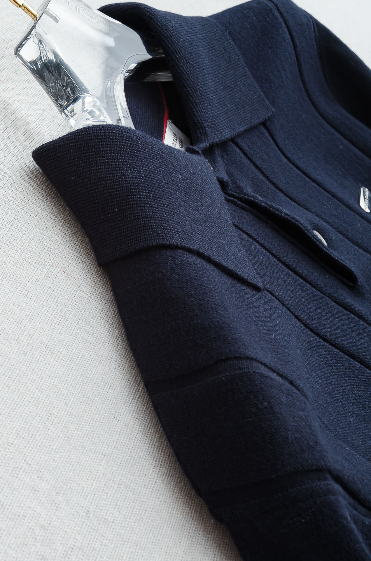 BC 2025FW新品 轻奢男士翻领长袖T恤衫#精选客供进口100%棉采用高密度工艺打造而成，手感细腻柔