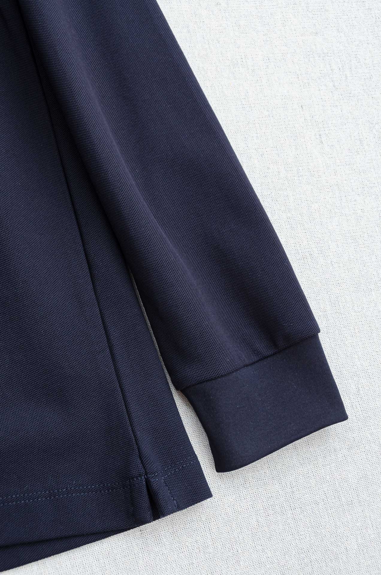 BC 2025FW新品 轻奢男士翻领长袖T恤衫#精选客供进口100%棉采用高密度工艺打造而成，手感细腻柔