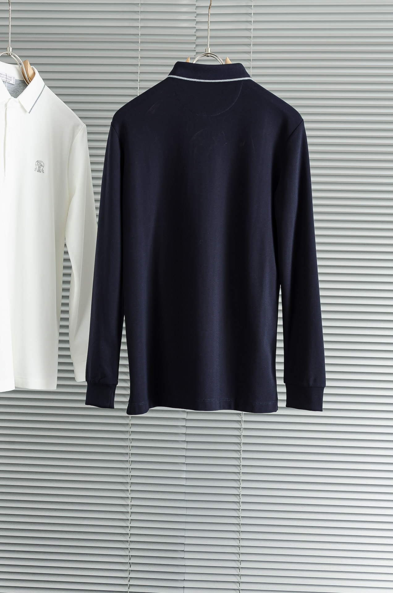 BC 2025FW秋冬新品 轻奢男士翻领长袖T恤衫#精选客供进口100%棉采用高密度工艺打造而成，手感细