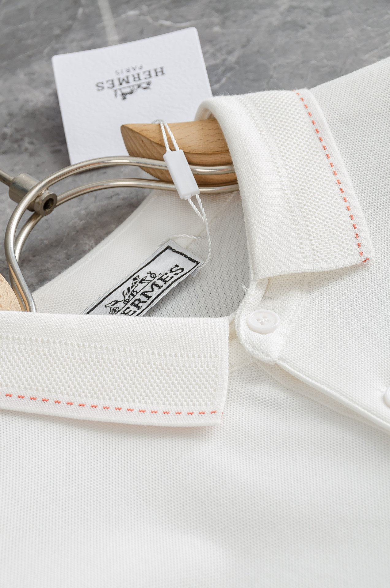 HER#MES爱马＊仕2025FW秋冬新品 轻奢男士翻领长袖T恤衫#精选客供进口100%棉采用高密度工艺