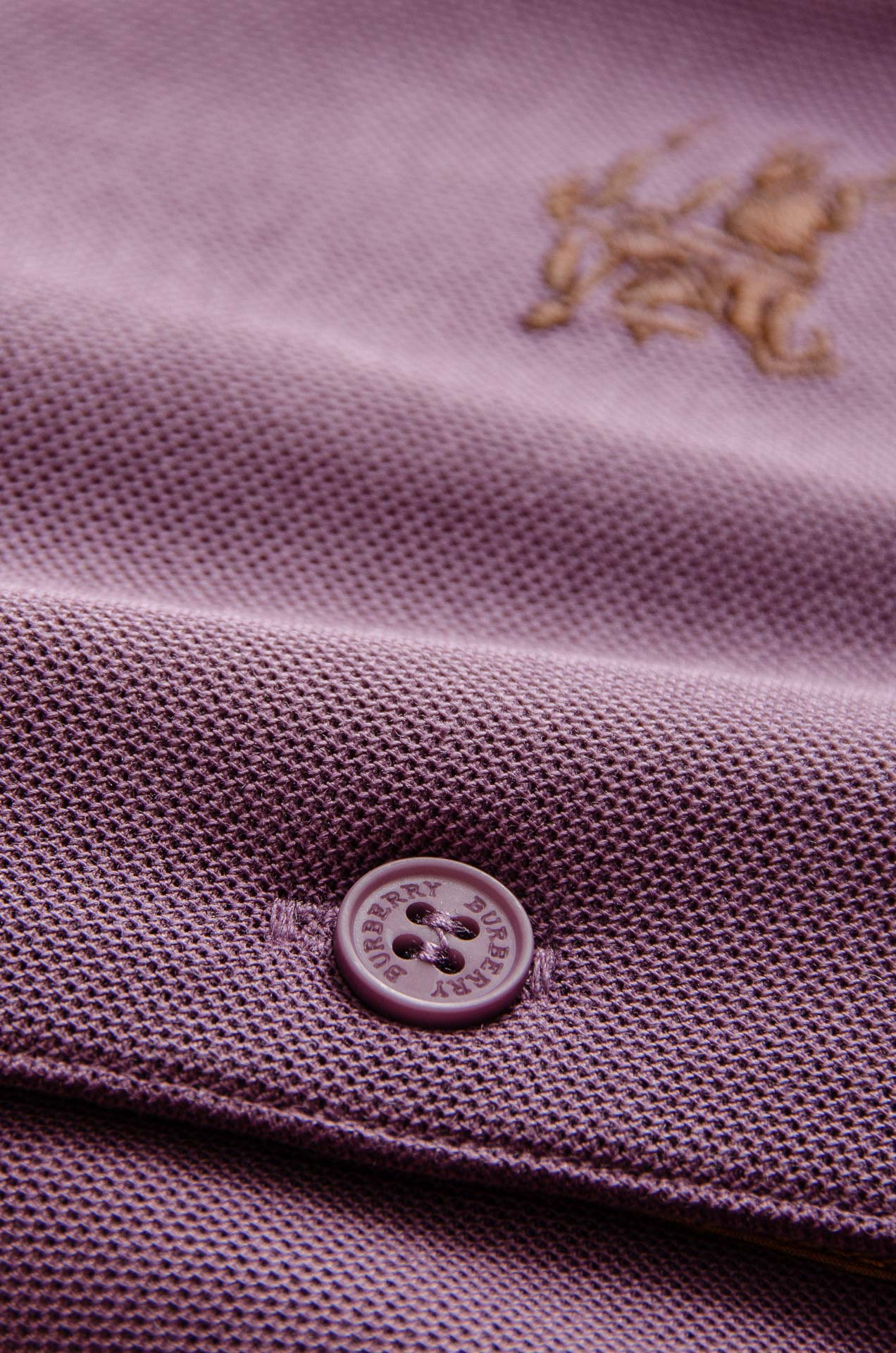 BURB#ERRY巴宝/莉2026FW秋冬新品 轻奢男士翻领长袖T恤衫#精选客供进口100%棉采用高密度