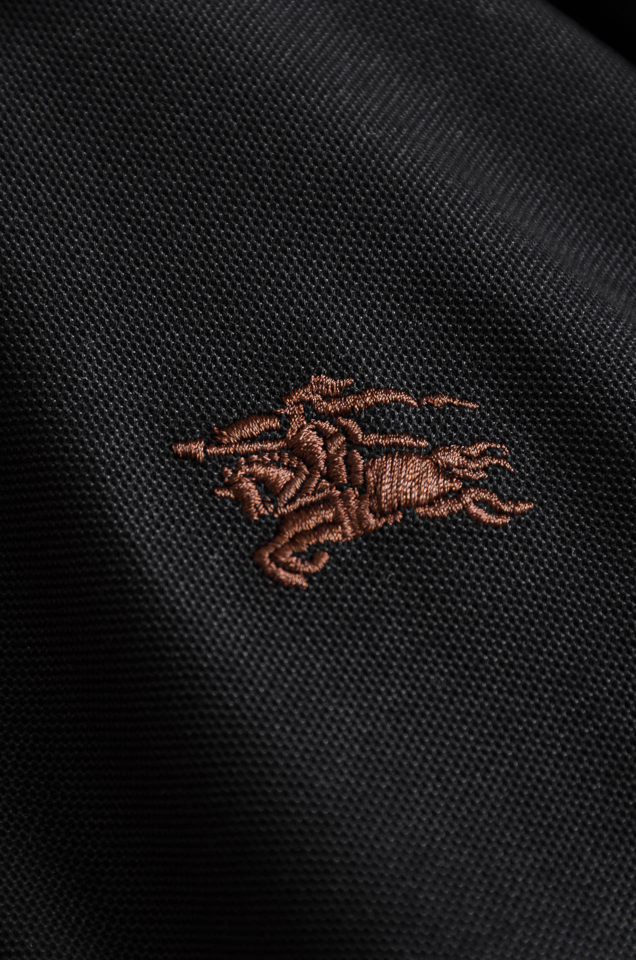 BURB#ERRY巴宝/莉2026FW秋冬新品 轻奢男士翻领长袖T恤衫#精选客供进口100%棉采用高密度