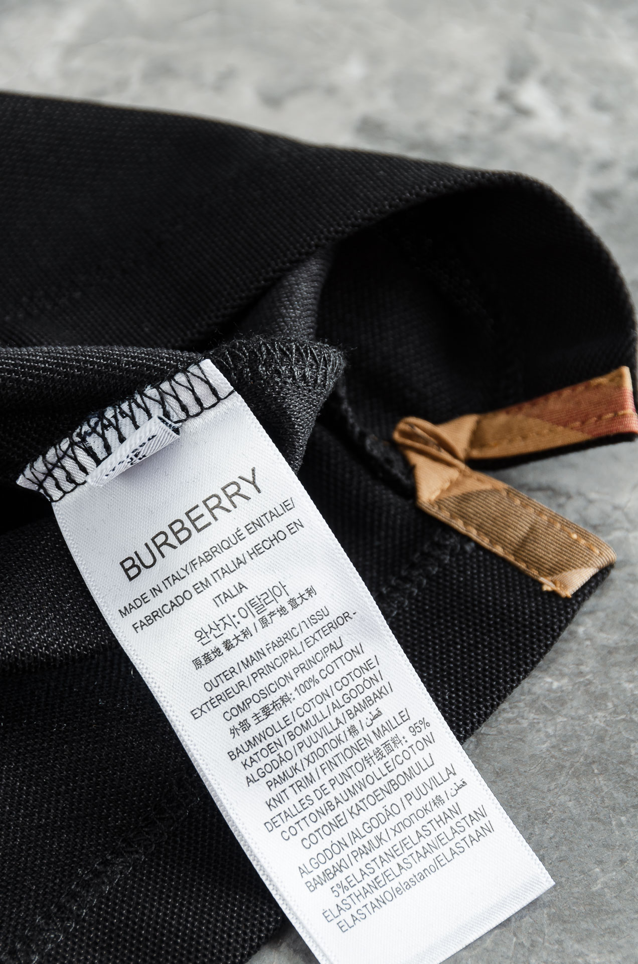 BURB#ERRY巴宝/莉2026FW秋冬新品 轻奢男士翻领长袖T恤衫#精选客供进口100%棉采用高密度