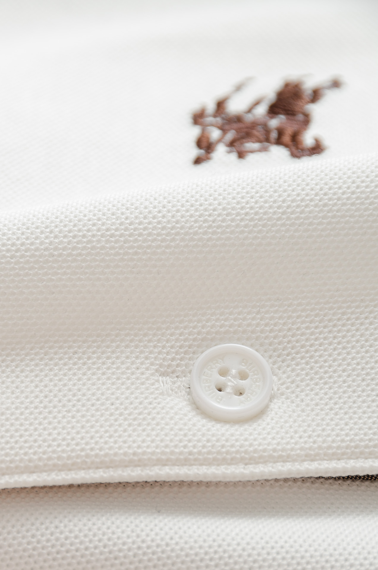 BURB#ERRY巴宝/莉2026FW秋冬新品 轻奢男士翻领长袖T恤衫#精选客供进口100%棉采用高密度