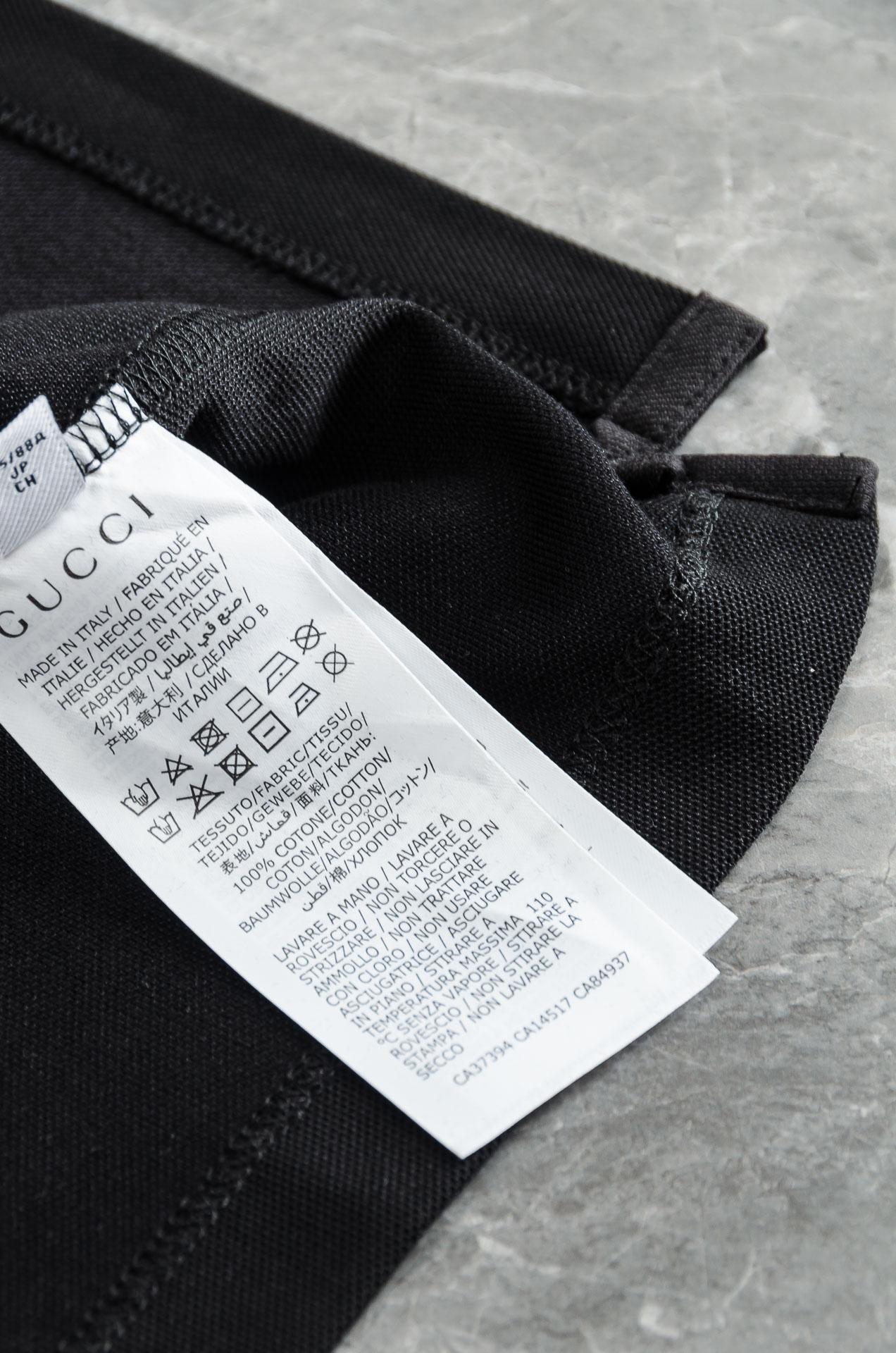 GUC/*CI古＊驰2026FW秋冬新品 轻奢男士翻领长袖T恤衫#精选客供进口100%棉采用高密度工艺打