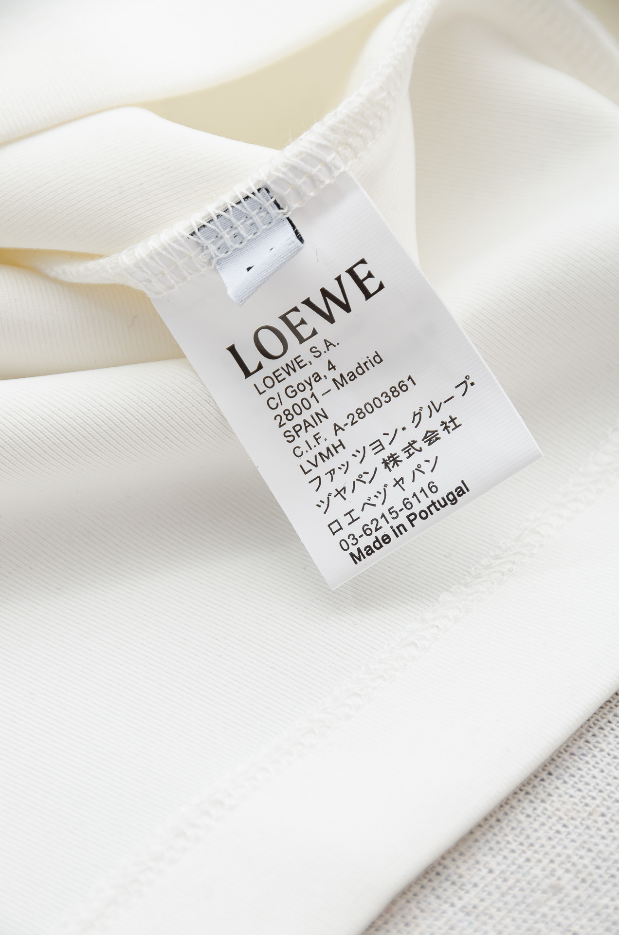 🌾 LOE#WE 罗意/威2026秋冬太空棉字母刺绣logo时尚百搭打底圆领短袖衫，精致工艺专柜面料，顶