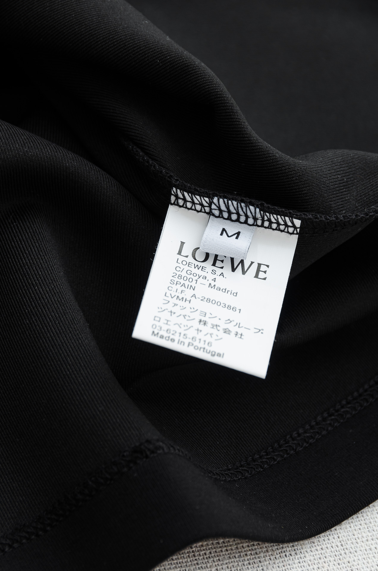 🌾 LOE#WE 罗意/威2026秋冬太空棉字母刺绣logo时尚百搭打底圆领短袖衫，精致工艺专柜面料，顶