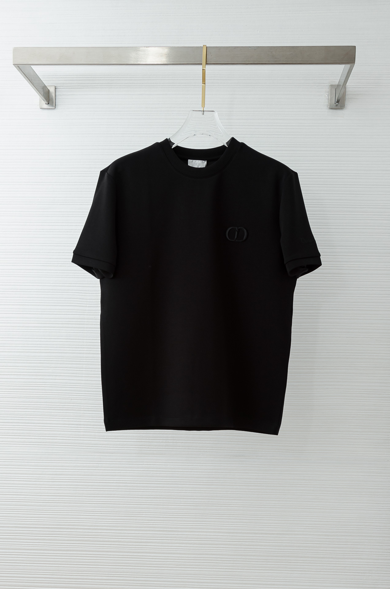 🌾 Di#or迪/奥2026秋冬太空棉字母刺绣logo时尚百搭打底圆领短袖衫，精致工艺专柜面料，顶级元素