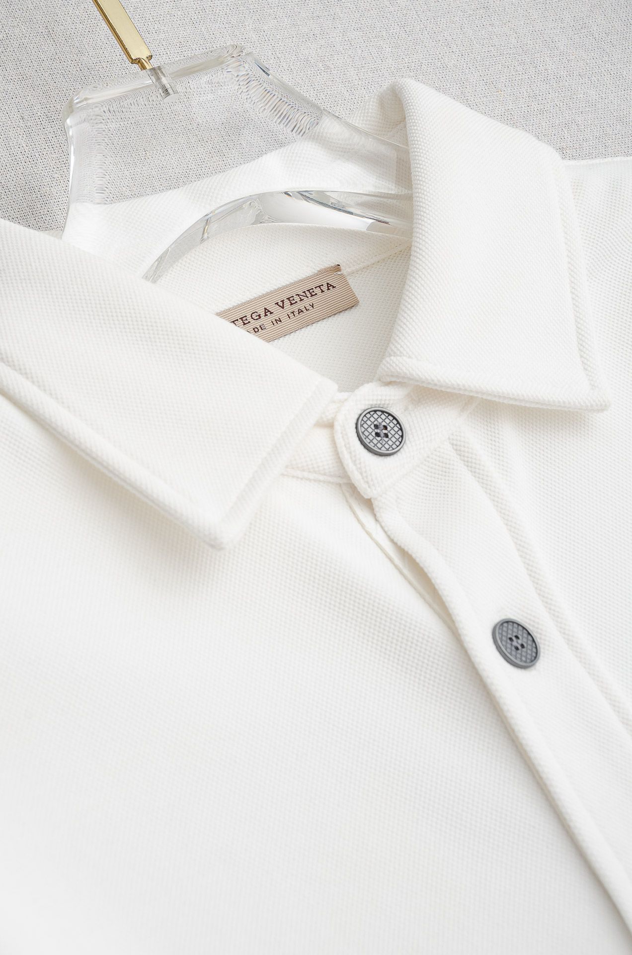 BV2025FW秋冬最新珠地棉加绒立体剪裁男士长袖衬衫#整体触感舒适有质感，尽管面料看似轻薄却富有特别的