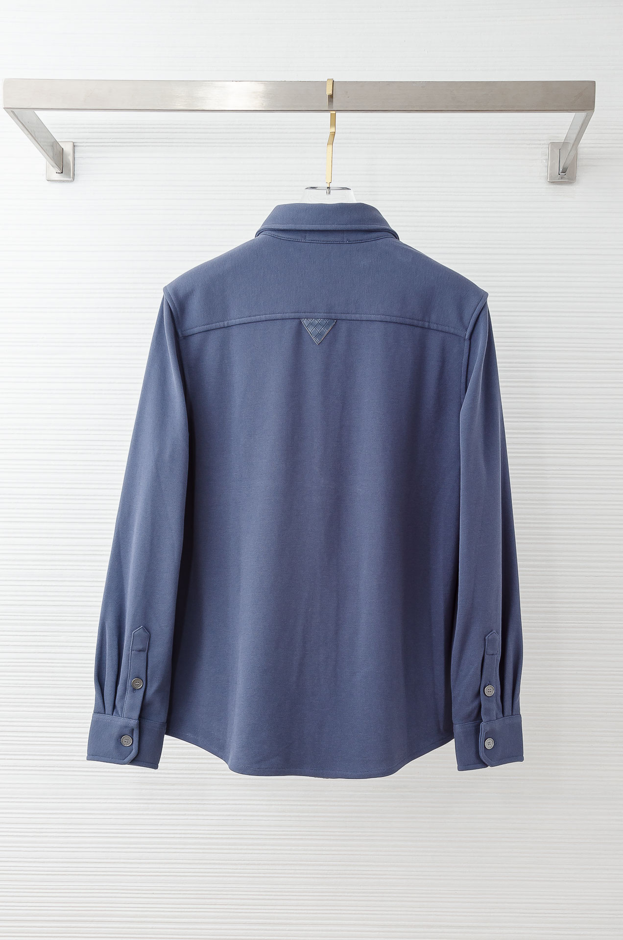 BV2025FW秋冬最新珠地棉加绒立体剪裁男士长袖衬衫#整体触感舒适有质感，尽管面料看似轻薄却富有特别的