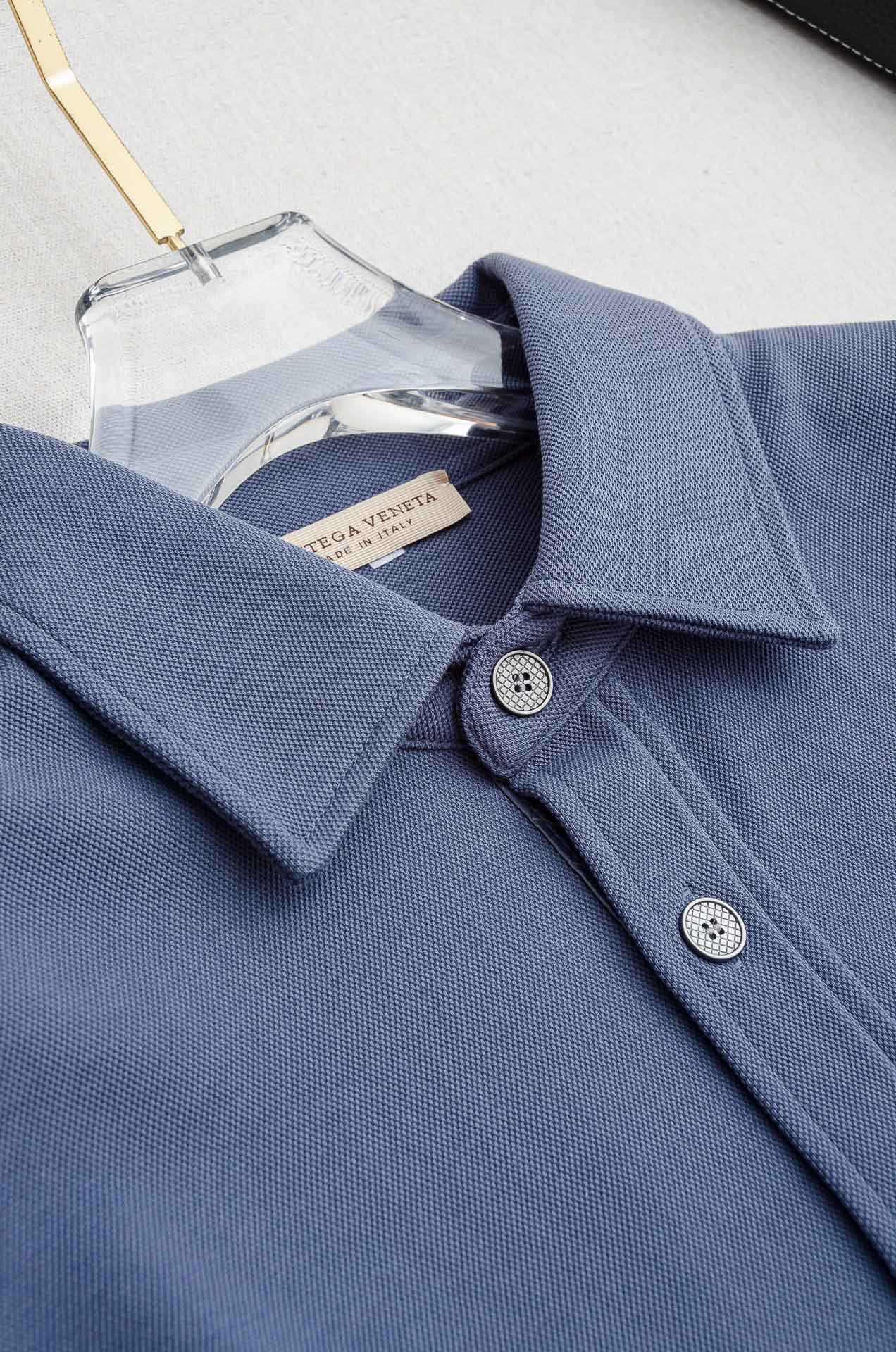 BV2025FW秋冬最新珠地棉加绒立体剪裁男士长袖衬衫#整体触感舒适有质感，尽管面料看似轻薄却富有特别的