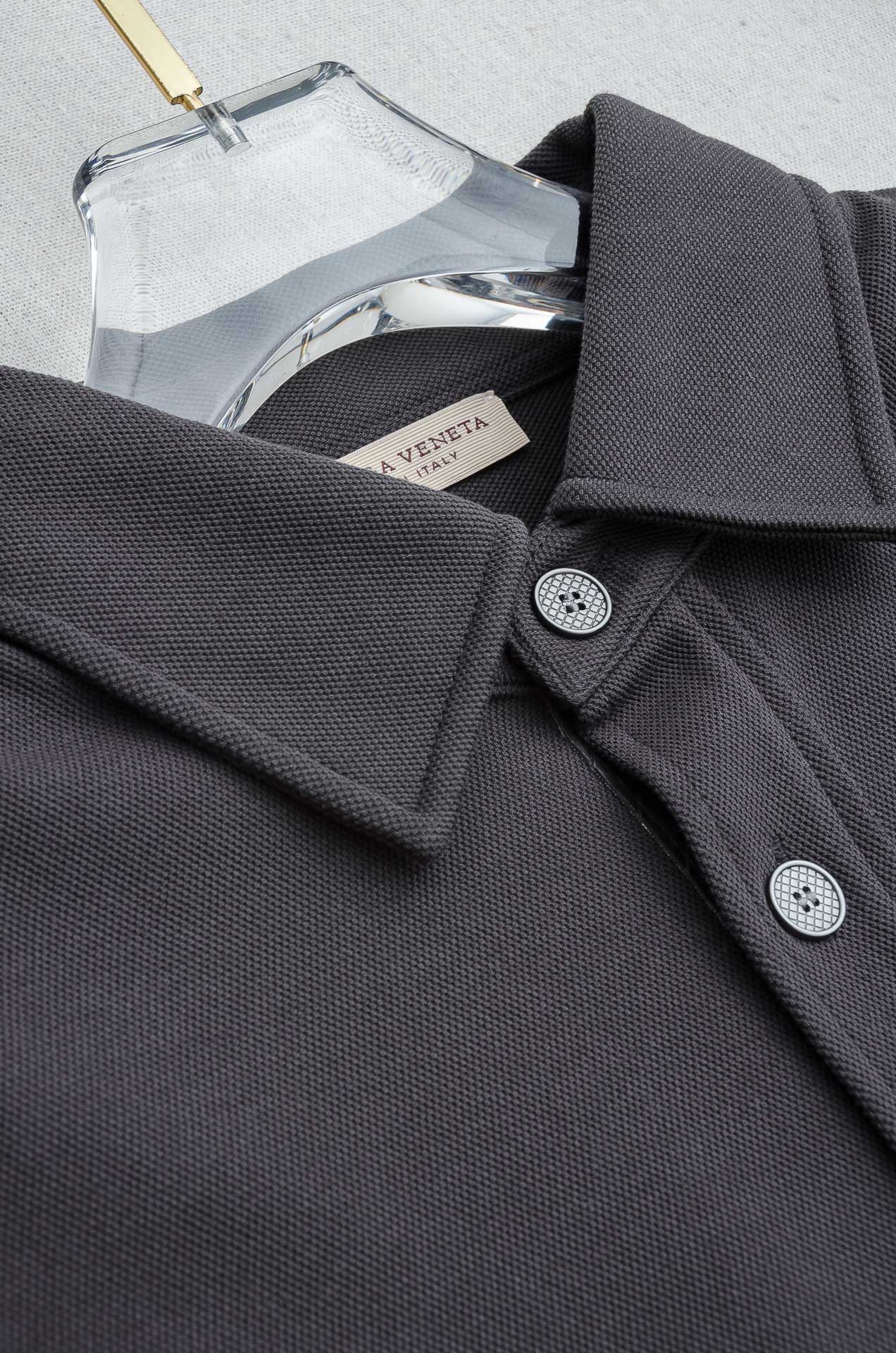 BV2025FW秋冬最新珠地棉加绒立体剪裁男士长袖衬衫#整体触感舒适有质感，尽管面料看似轻薄却富有特别的