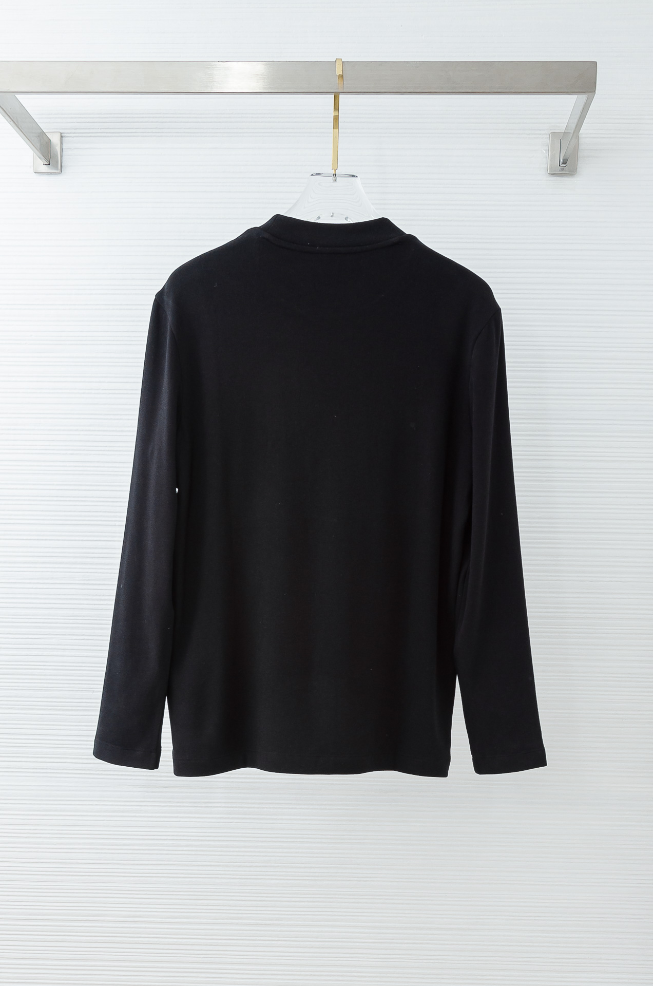 BBR 25FW进口德绒圆领打底衫，男士立体徽标LOGO基础纯色长袖套头衫！秋冬季轻薄款御寒打底单品，时