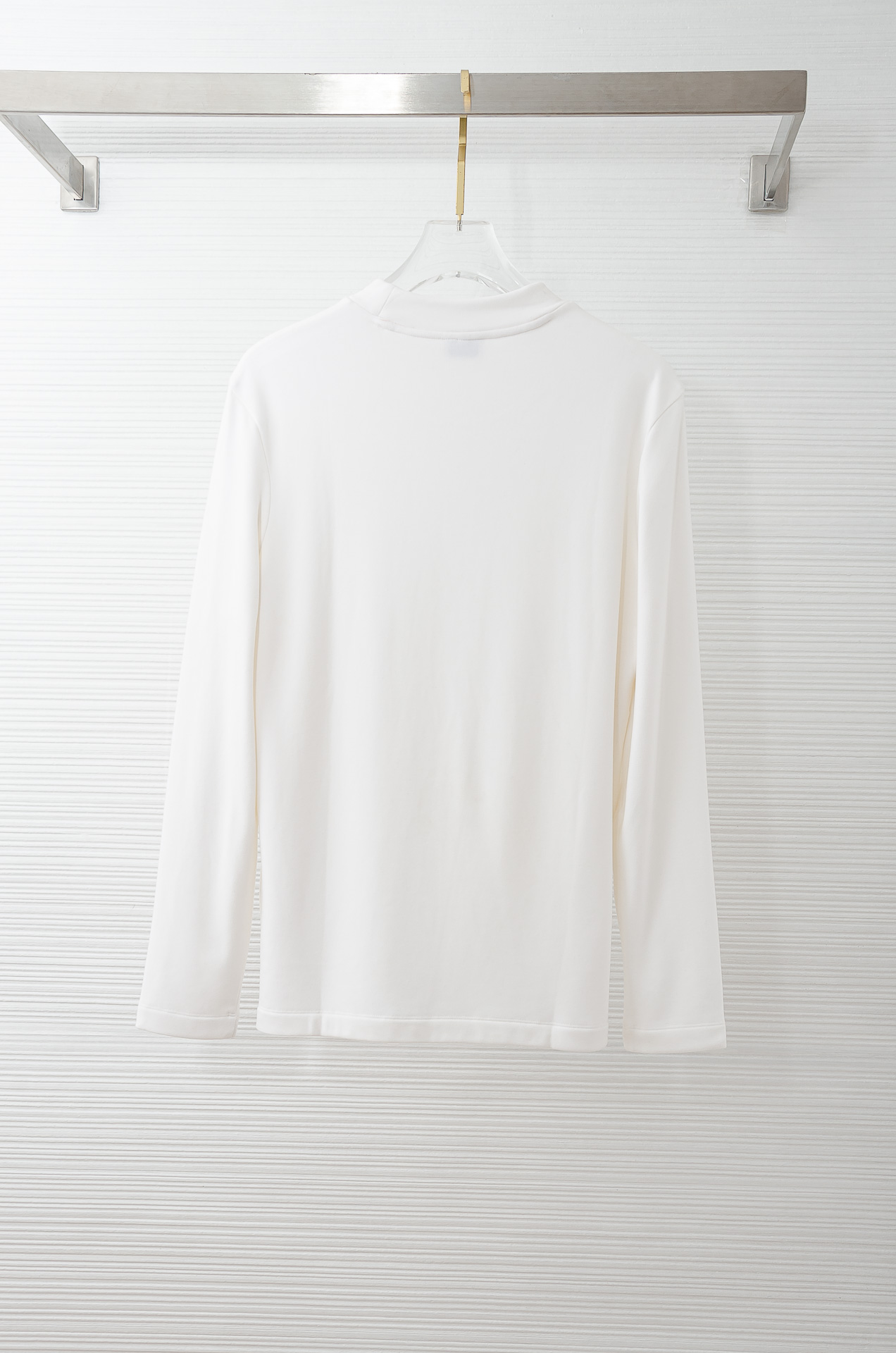 BBR 25FW进口德绒圆领打底衫，男士立体徽标LOGO基础纯色长袖套头衫！秋冬季轻薄款御寒打底单品，时