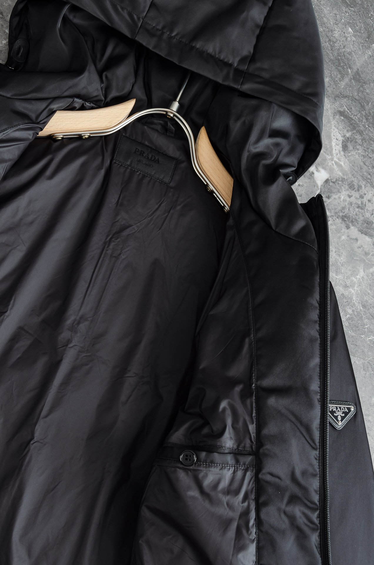 New# 5️⃣PRA#DA 普拉/达 2025FW防风防水面料白鸭绒填充男士都市休闲户外羽绒服外套#面