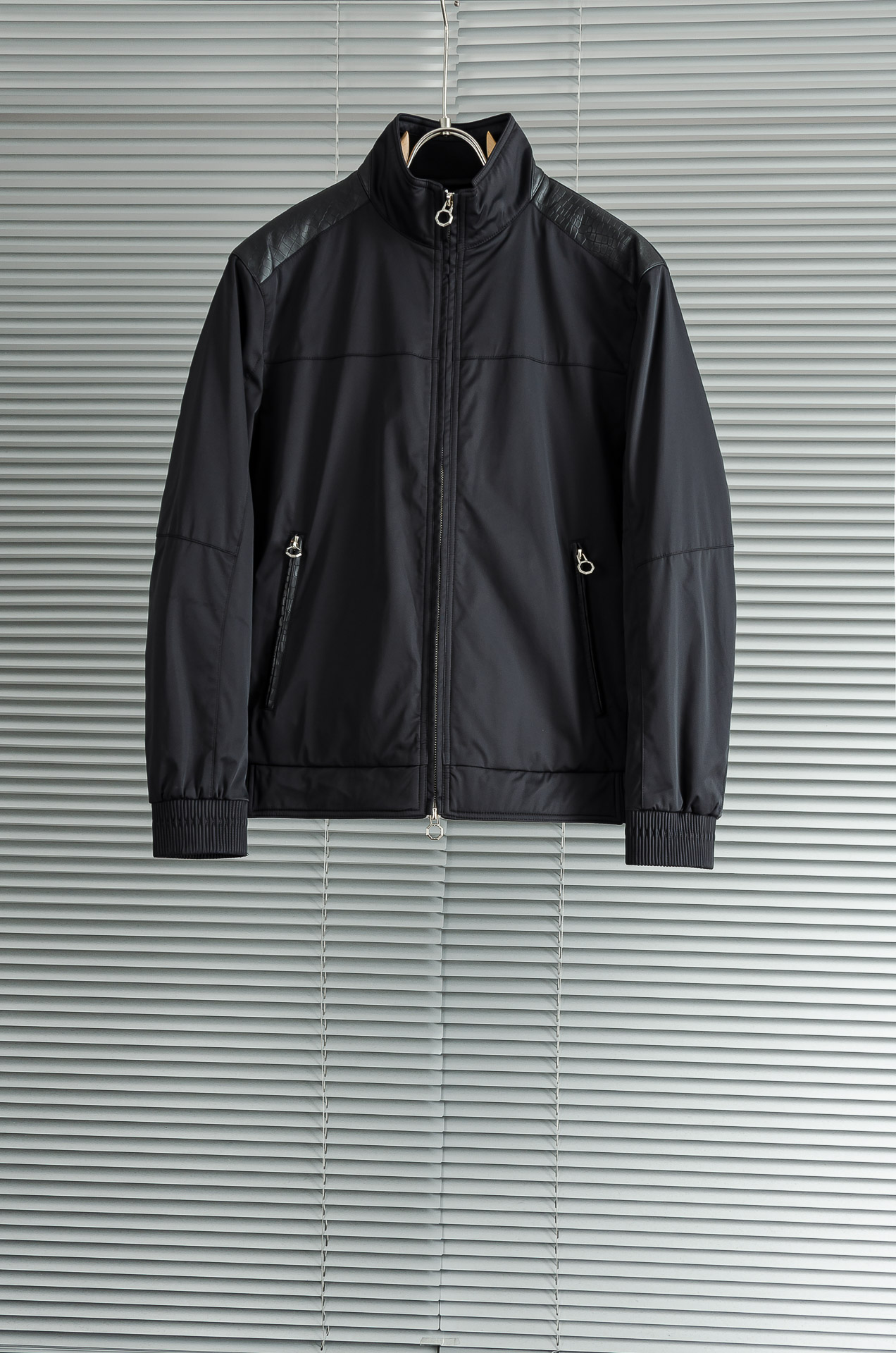 New# 史蒂芬 5️⃣ 25FW秋冬新款【鹅绒】男士时尚拼绵羊皮立领羽绒服外套！新款羽绒服不仅在设计上