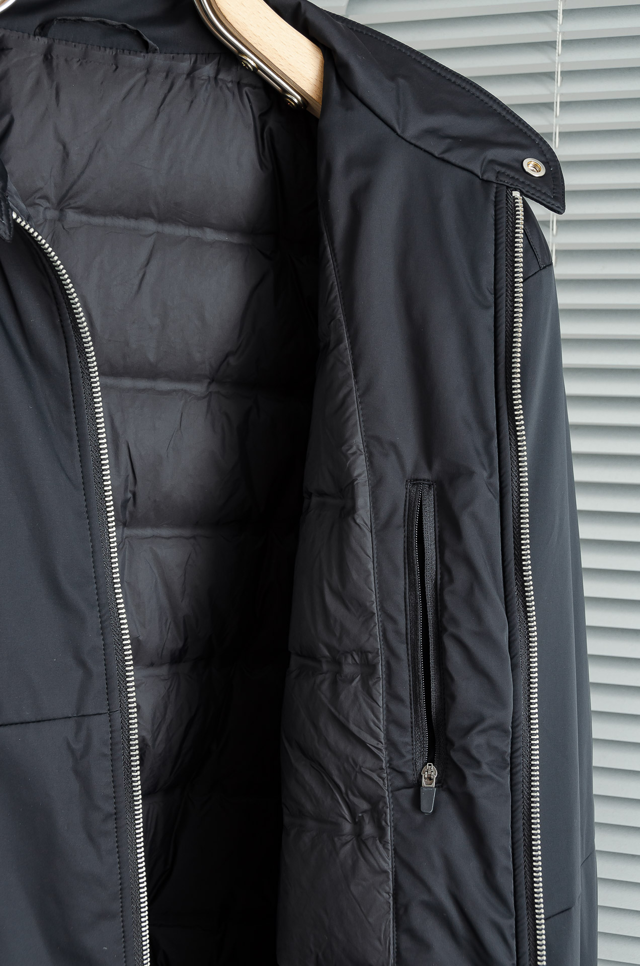 New# TF 5️⃣ 25FW秋冬新款【鹅绒】男士时尚拼绵羊皮立领羽绒服外套！新款羽绒服不仅在设计上独