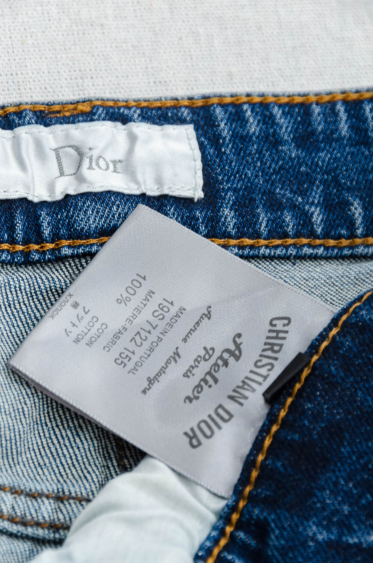 D*ior 迪/奥2025男士时尚直筒牛仔长裤！最新裤装单品奉献，所有品质控男粉必须入手的极品，这样一条