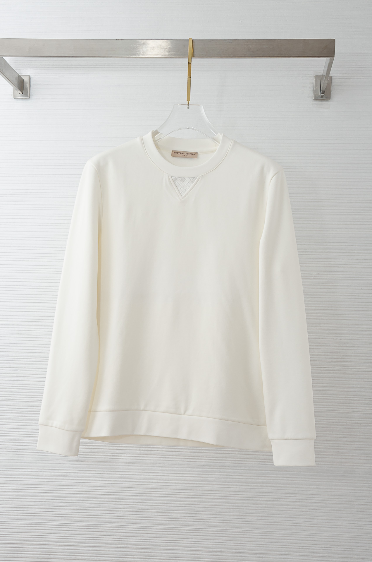 BV 25FW 立体剪裁男士圆领加绒卫衣#加绒的设计，不再畏惧寒冷，穿着亲肤又温暖，单穿，直接当打底也是