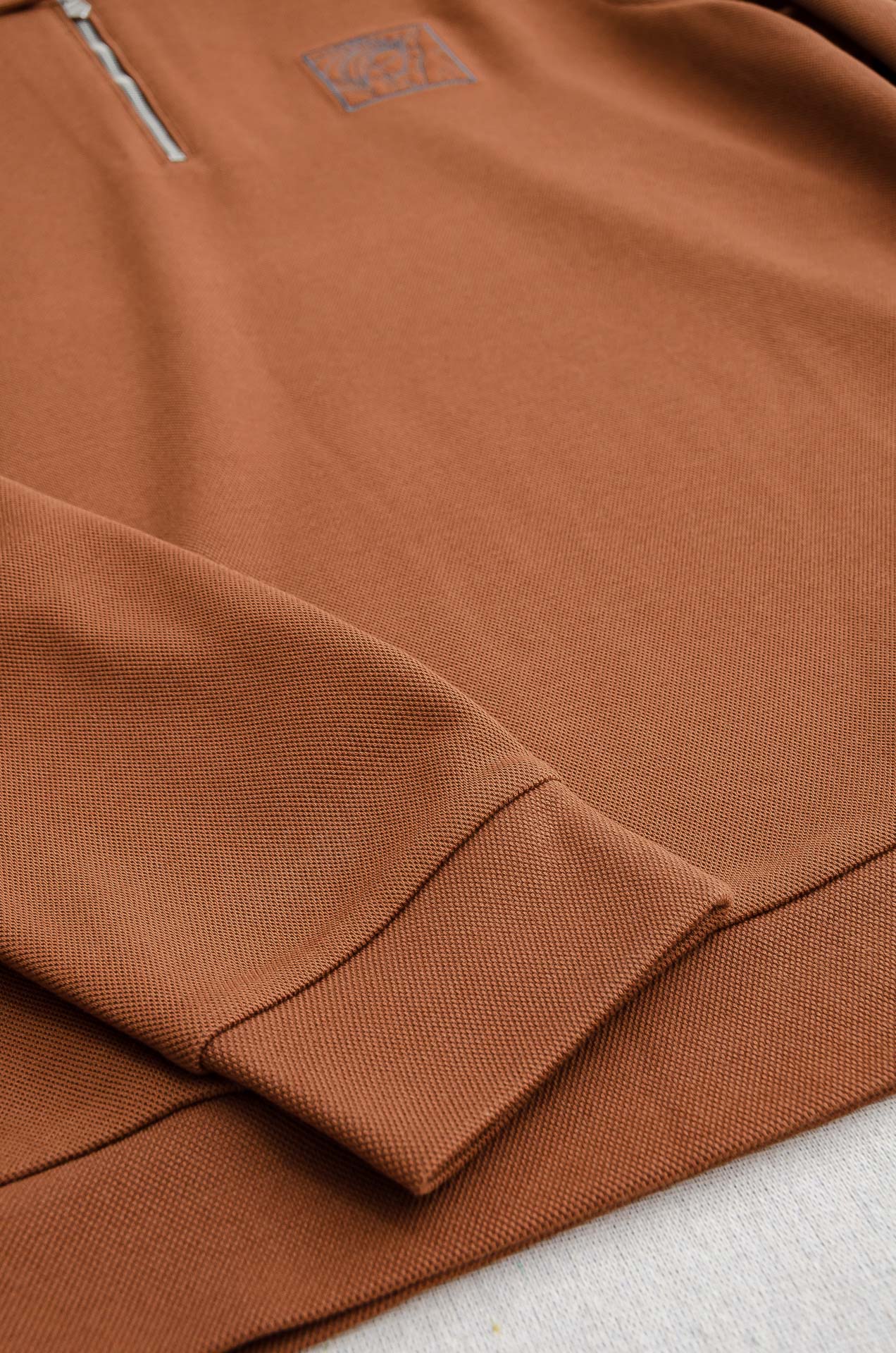 HER*MES 25FW 立体剪裁男士拉链翻领加绒卫衣#加绒的设计，不再畏惧寒冷，穿着亲肤又温暖，单穿，