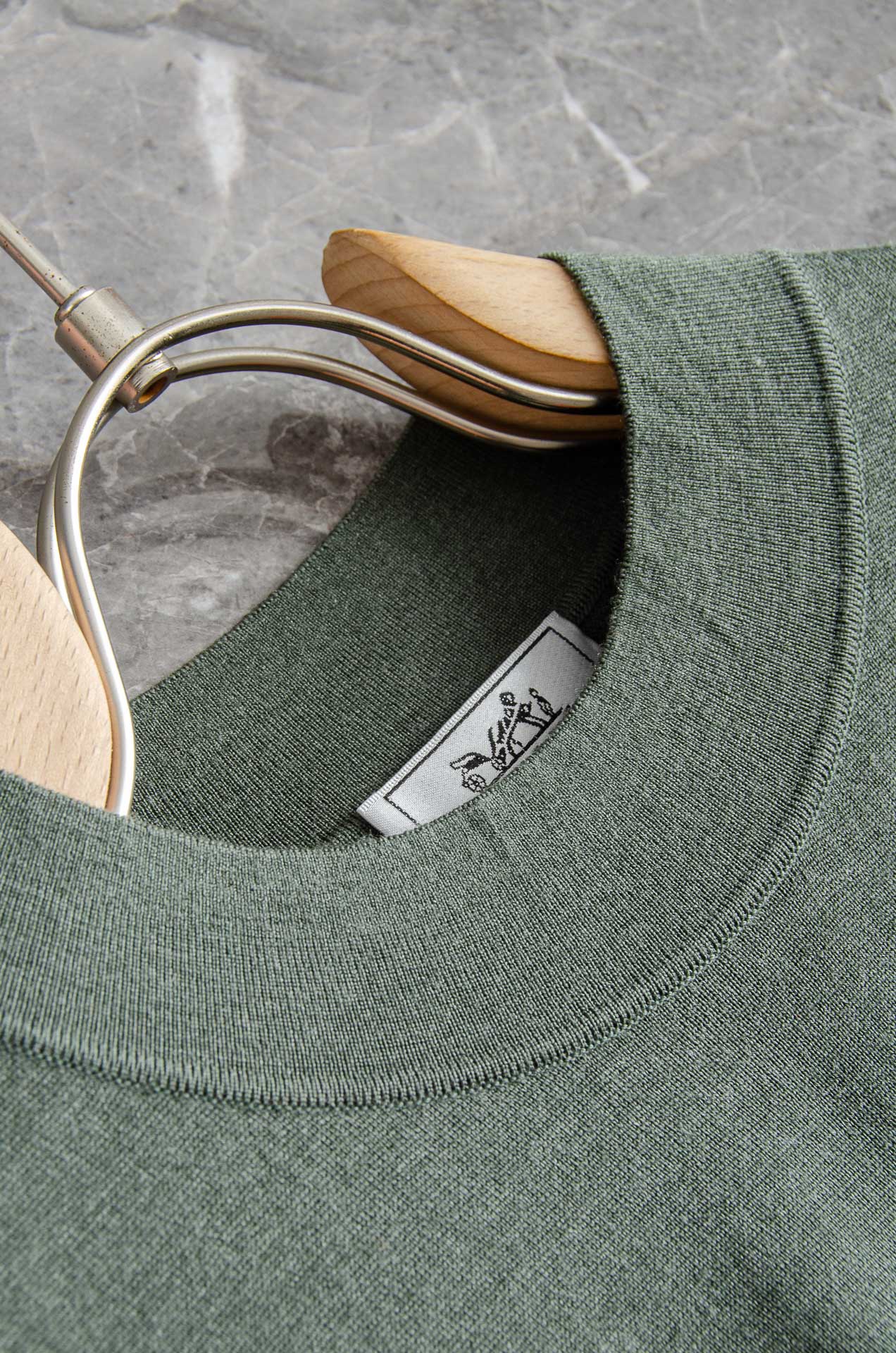 HER*MES 26FW最新贴身打底毛衣#高端88％羊毛+12％蚕丝混纺纱线，采用澳洲进口超细美利奴羊毛