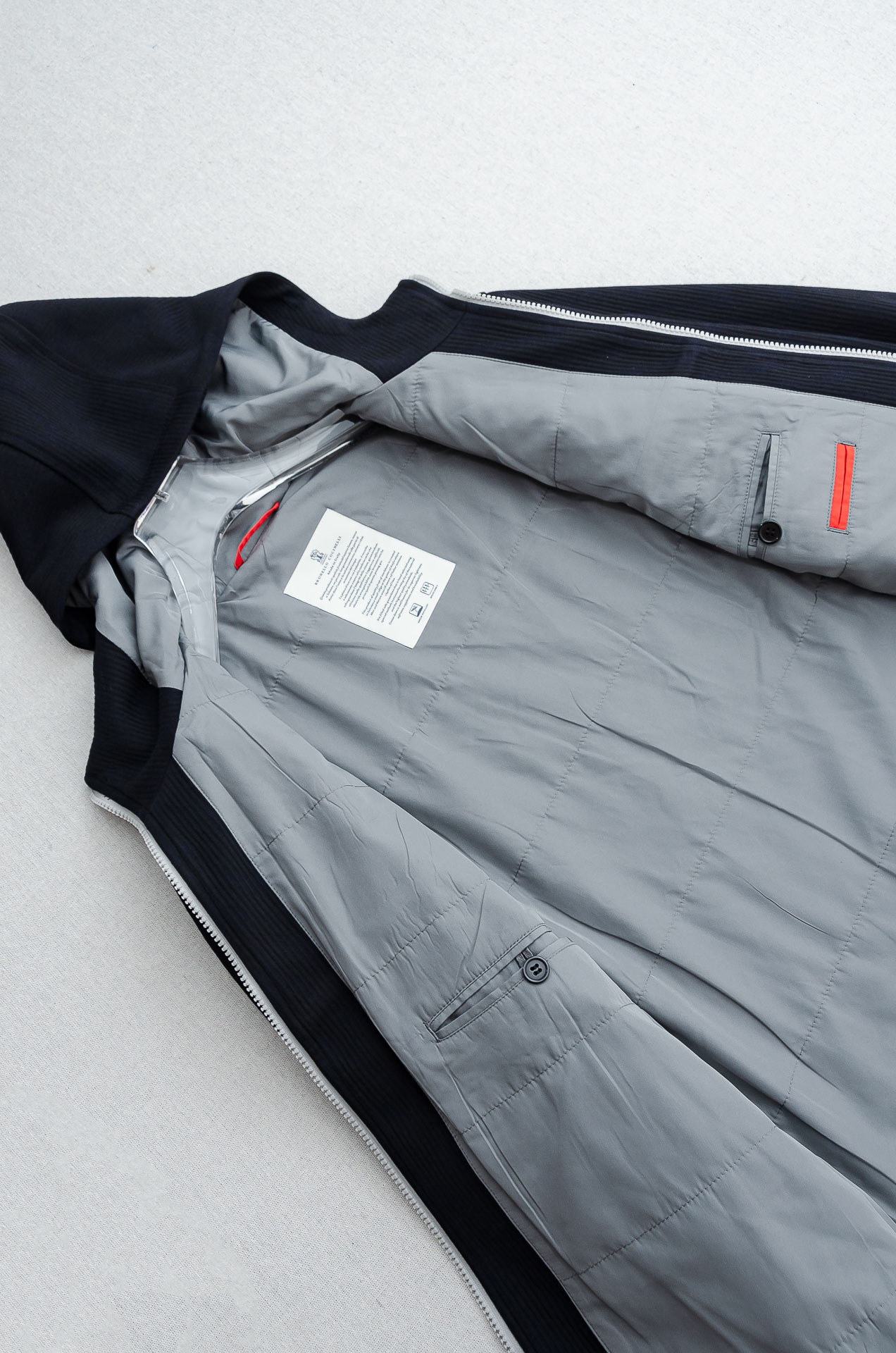 Brunello Cucinelli徽标棉服#这款棉服来自意大利奢侈品牌BrunelloCucinell