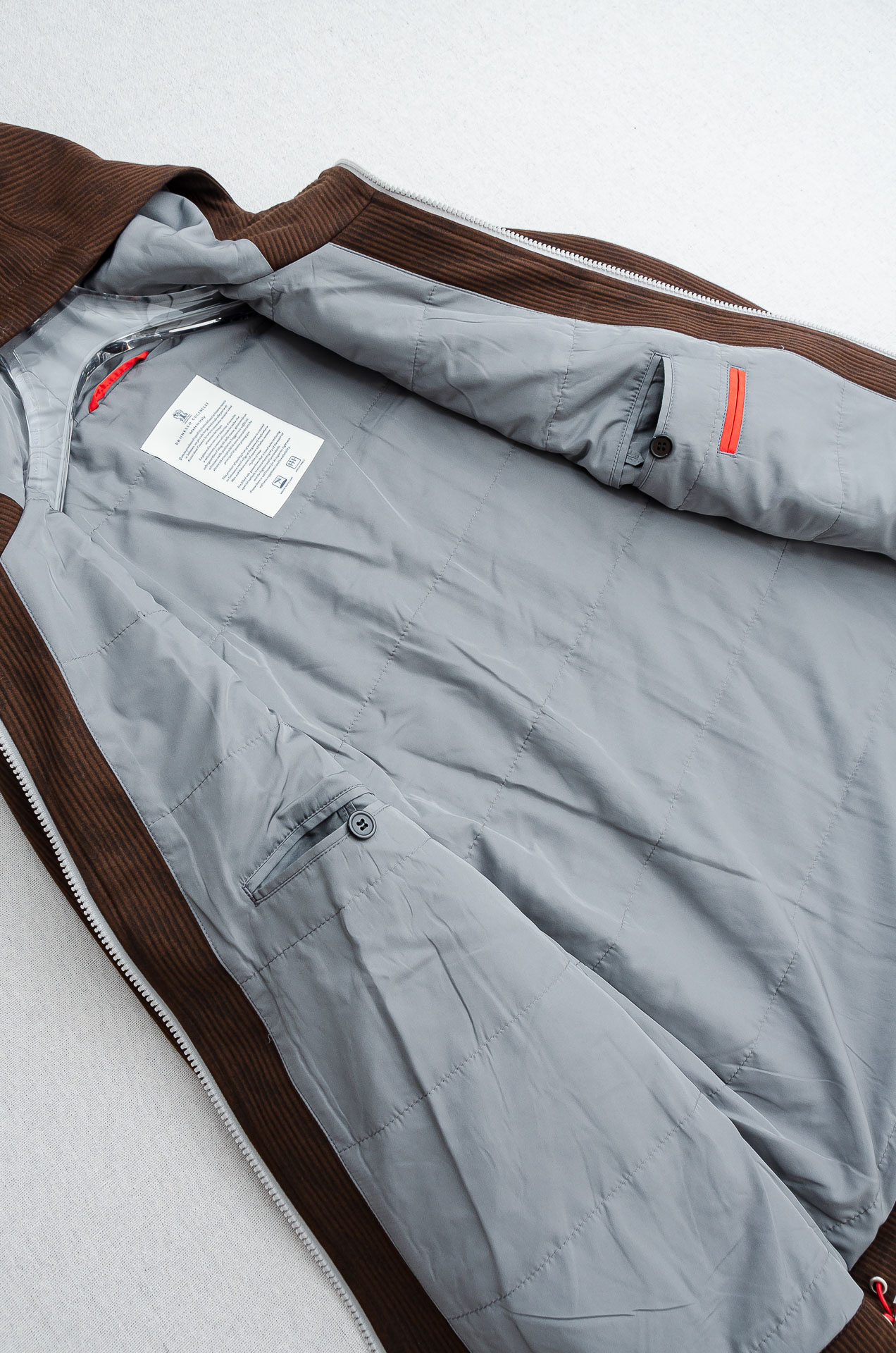 Brunello Cucinelli徽标棉服#这款棉服来自意大利奢侈品牌BrunelloCucinell