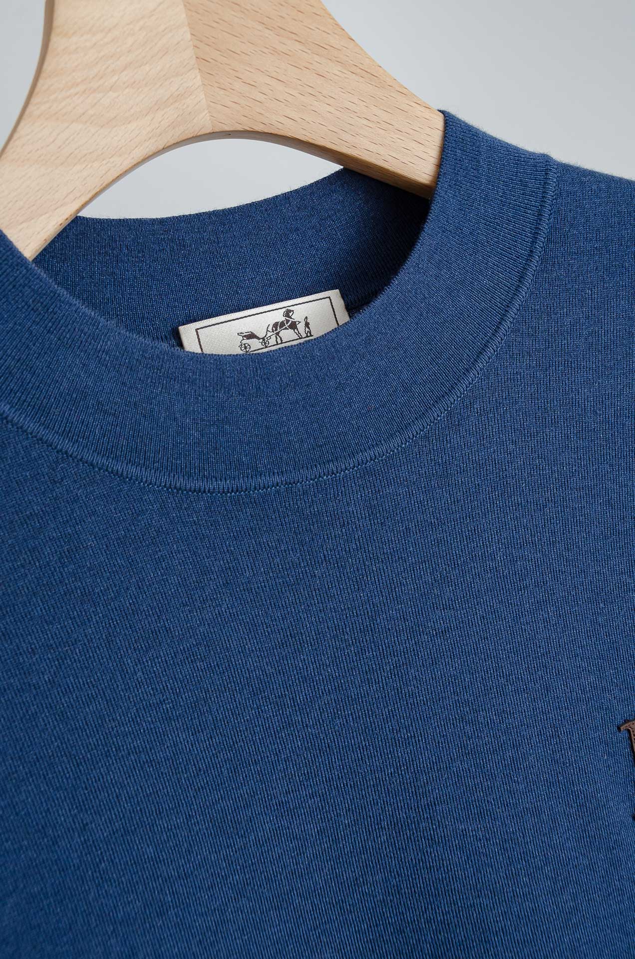 ☀️☀️ H家 2025FW羊绒+羊毛混纺男士经典刺绣标徽休闲圆领短袖针织衫毛衣！一款融合了精湛工艺与高