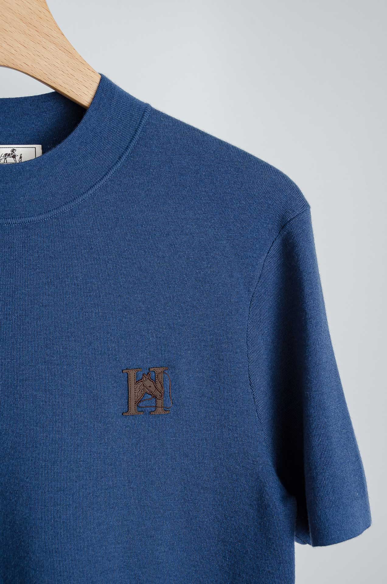 ☀️☀️ H家 2025FW羊绒+羊毛混纺男士经典刺绣标徽休闲圆领短袖针织衫毛衣！一款融合了精湛工艺与高