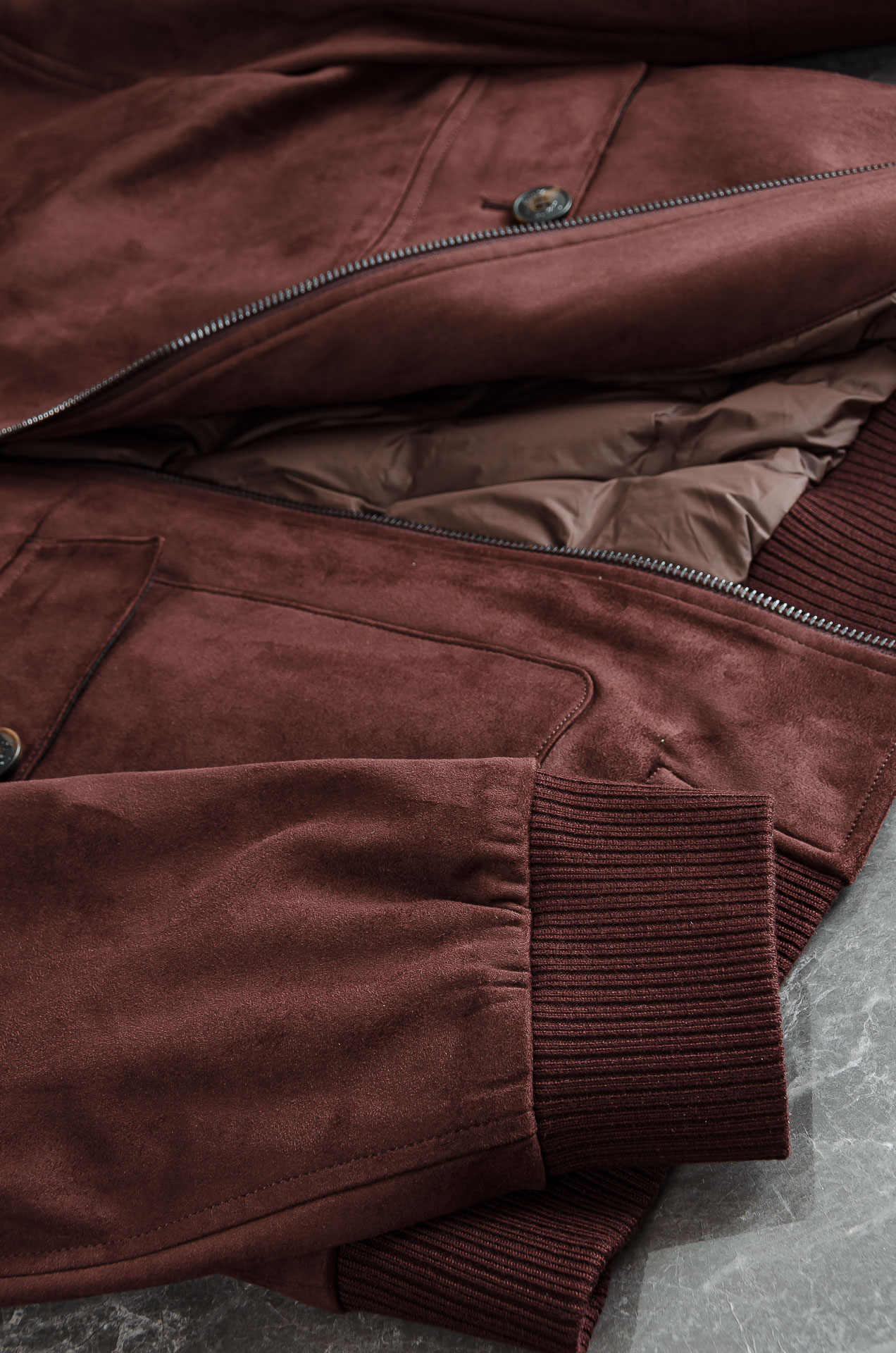 New# lP🆕🇮🇹 6️⃣25FW 秋冬最新环保复合高档麂皮绒羽绒外套#高版本！区别市场通货⚠️ 内里