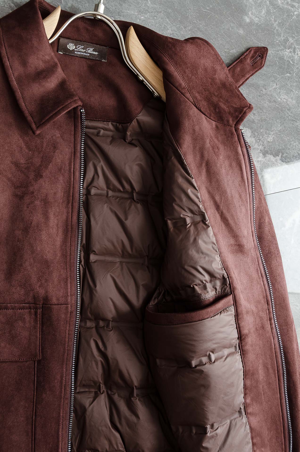 New# lP🆕🇮🇹 6️⃣25FW 秋冬最新环保复合高档麂皮绒羽绒外套#高版本！区别市场通货⚠️ 内里