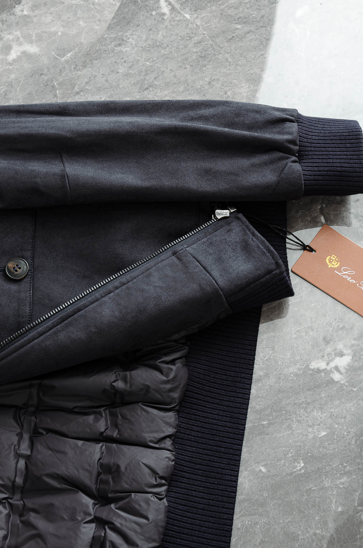 New# lP🆕🇮🇹 6️⃣25FW 秋冬最新环保复合高档麂皮绒羽绒外套#高版本！区别市场通货⚠️ 内里