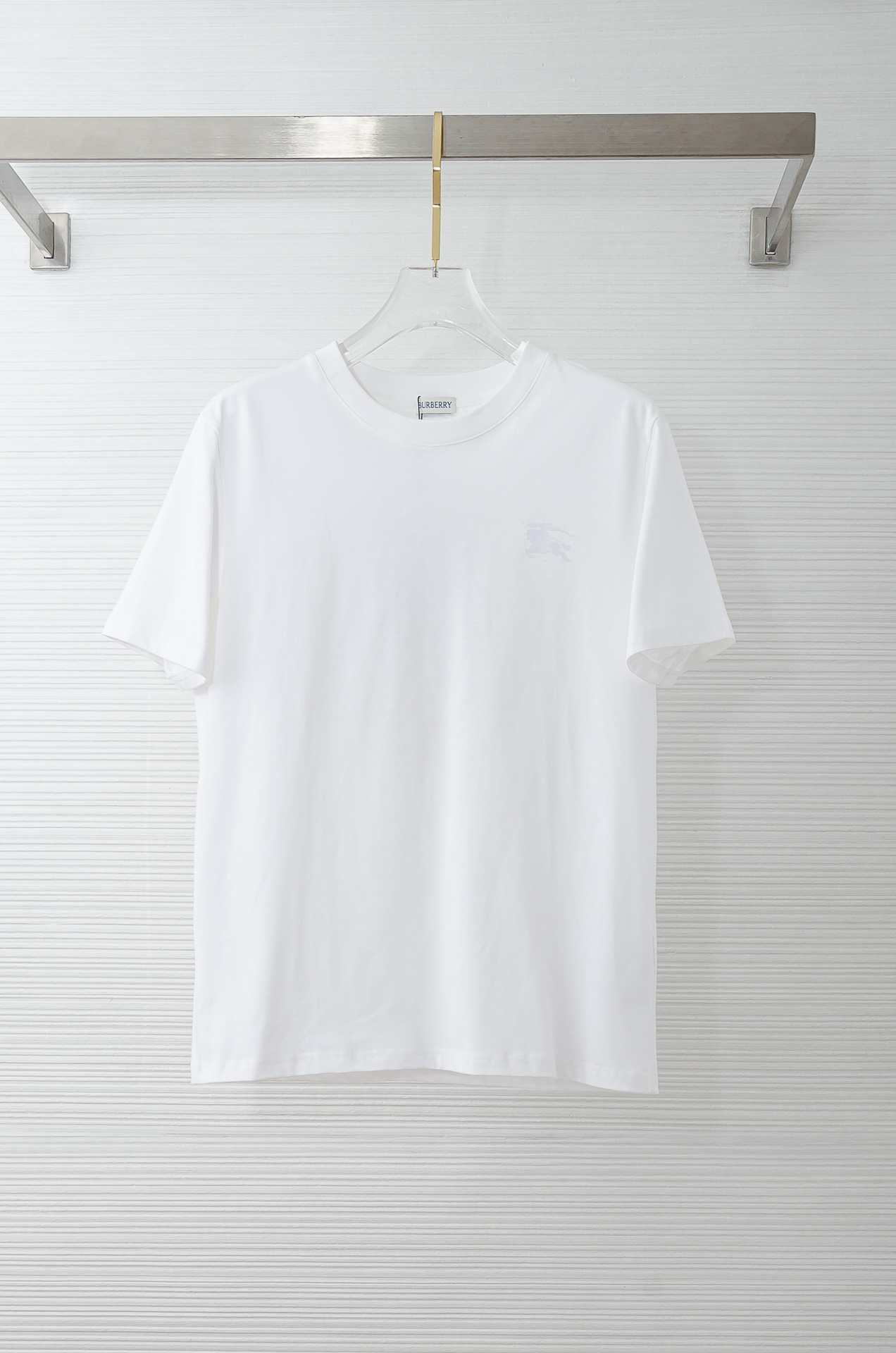 🌾 BURB*ERRY巴宝＊莉2026SS最新客供进口长绒棉立体剪裁男士圆领短袖T恤衫#定织定染100%