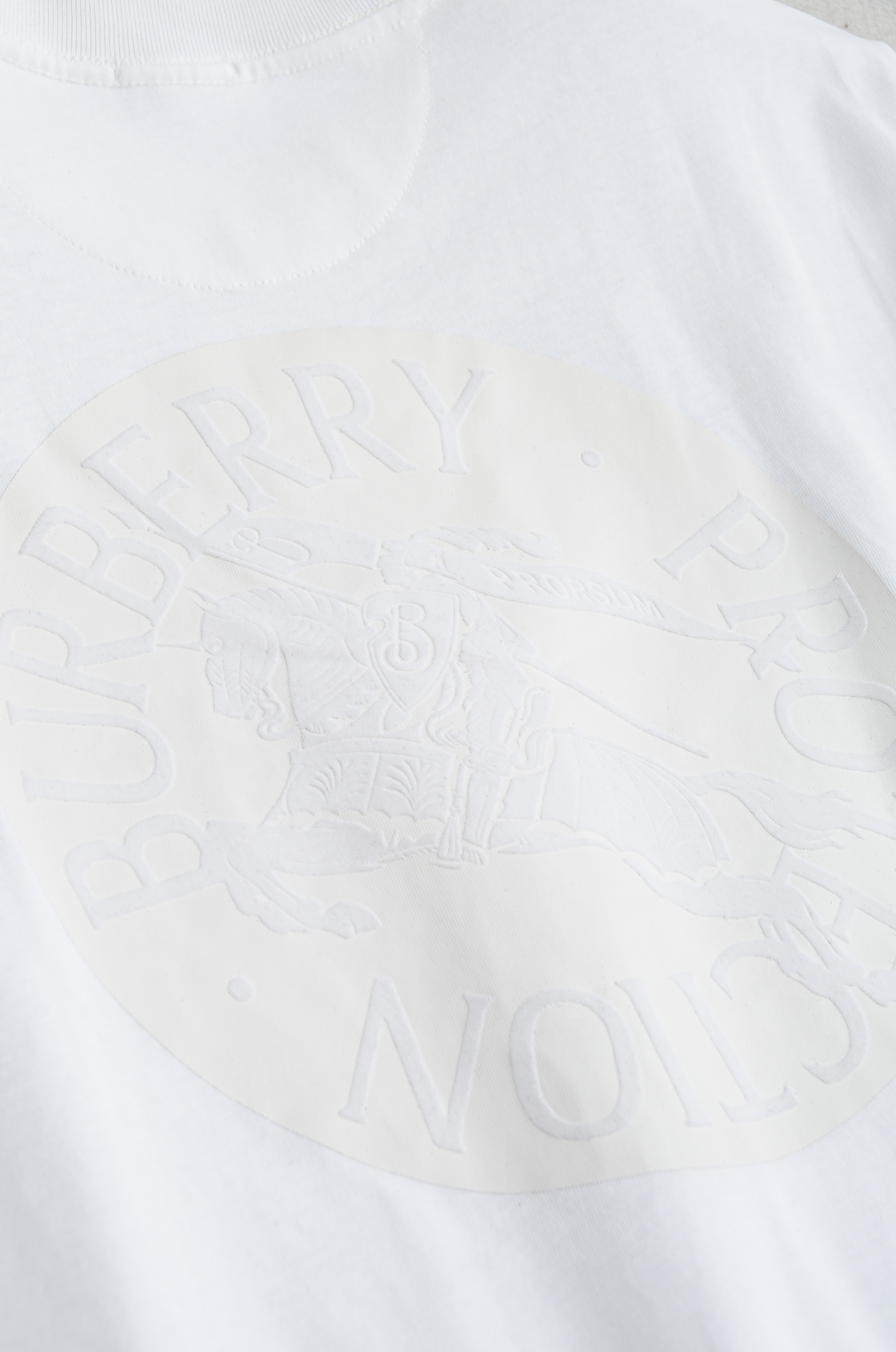 🌾 BURB*ERRY巴宝＊莉2026SS最新客供进口长绒棉立体剪裁男士圆领短袖T恤衫#定织定染100%