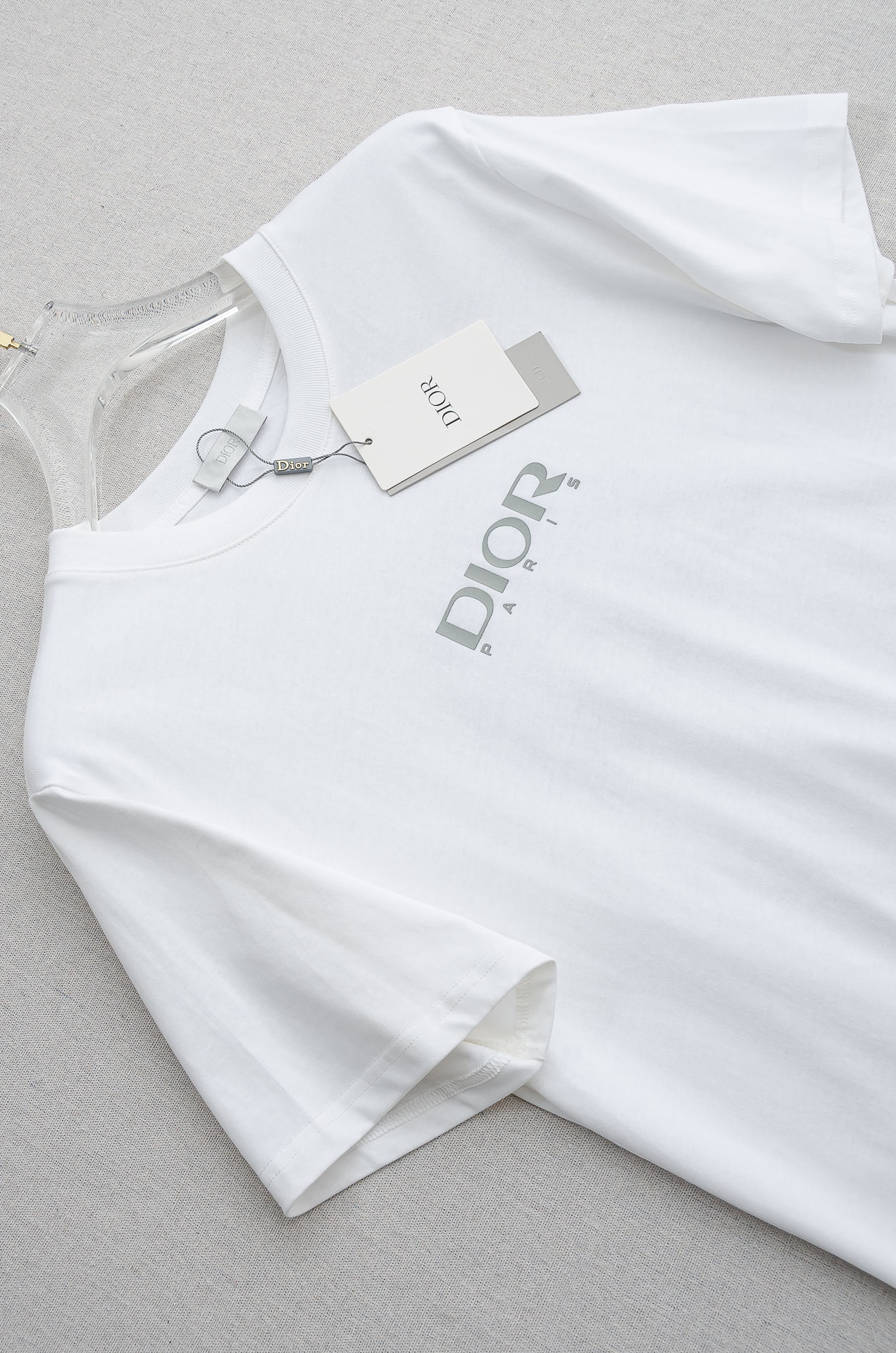 🌾 Di＊or 迪＊奥2026SS最新客供进口长绒棉立体剪裁男士圆领短袖T恤衫#定织定染100%长绒棉，