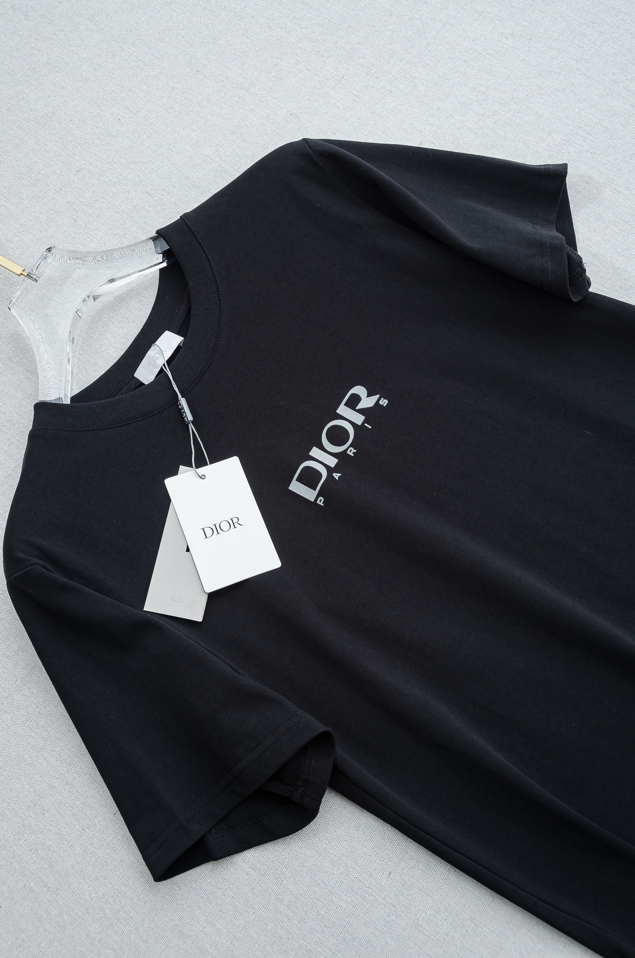 🌾 Di＊or 迪＊奥2026SS最新客供进口长绒棉立体剪裁男士圆领短袖T恤衫#定织定染100%长绒棉，