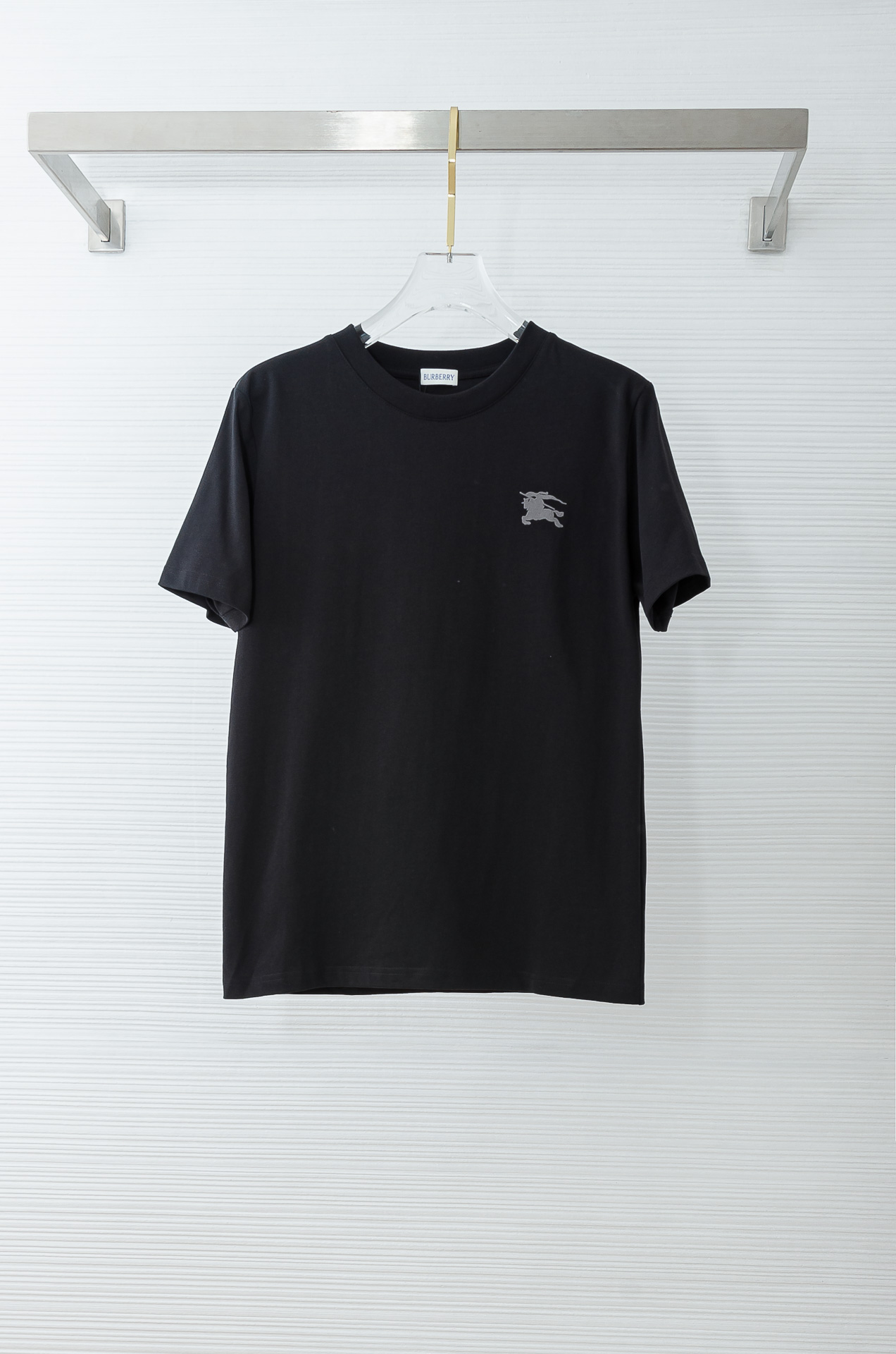 🌾 BURB*ERRY巴宝＊莉2026SS最新客供进口长绒棉立体剪裁男士圆领短袖T恤衫#定织定染100%