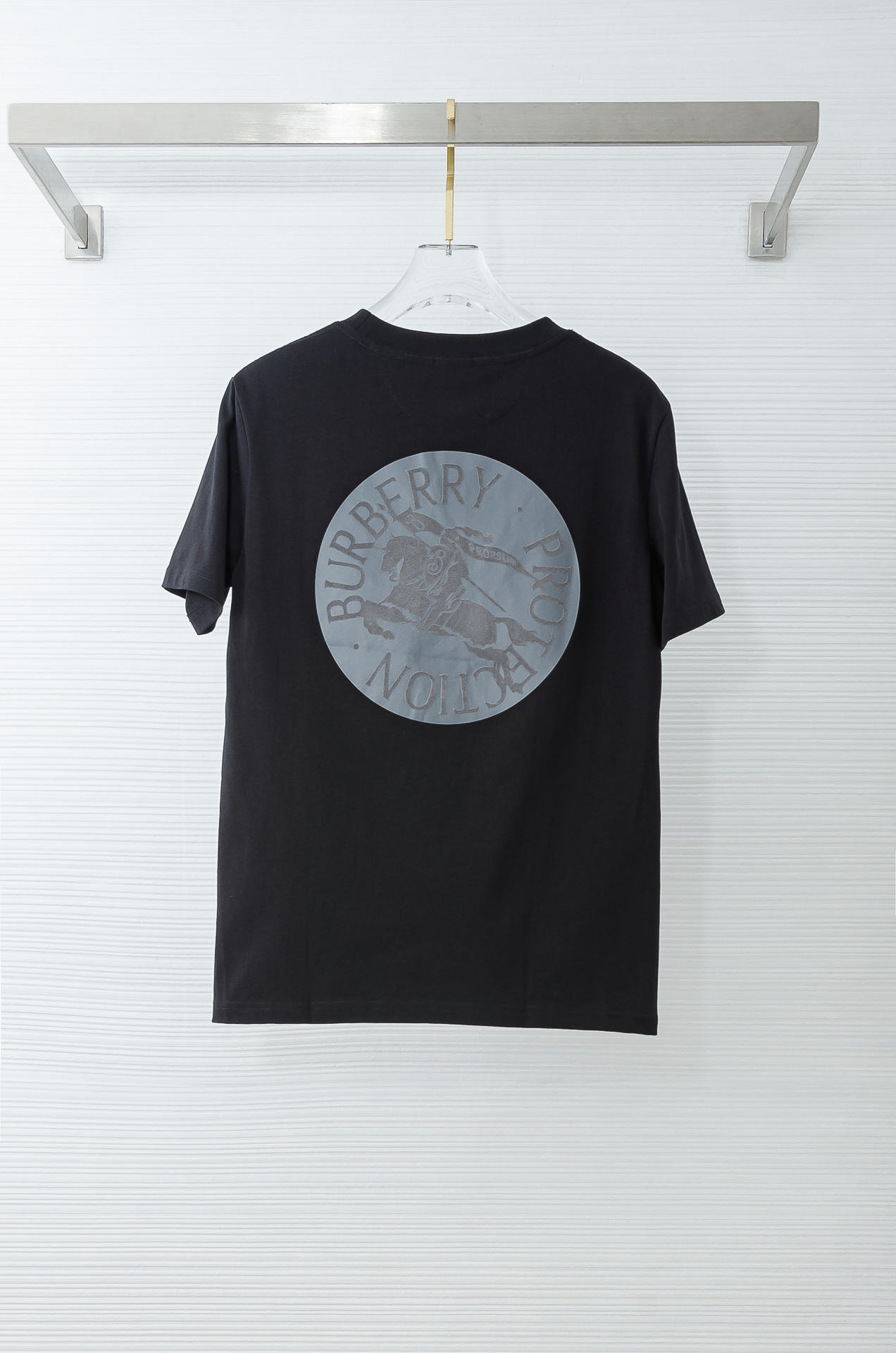 🌾 BURB*ERRY巴宝＊莉2026SS最新客供进口长绒棉立体剪裁男士圆领短袖T恤衫#定织定染100%